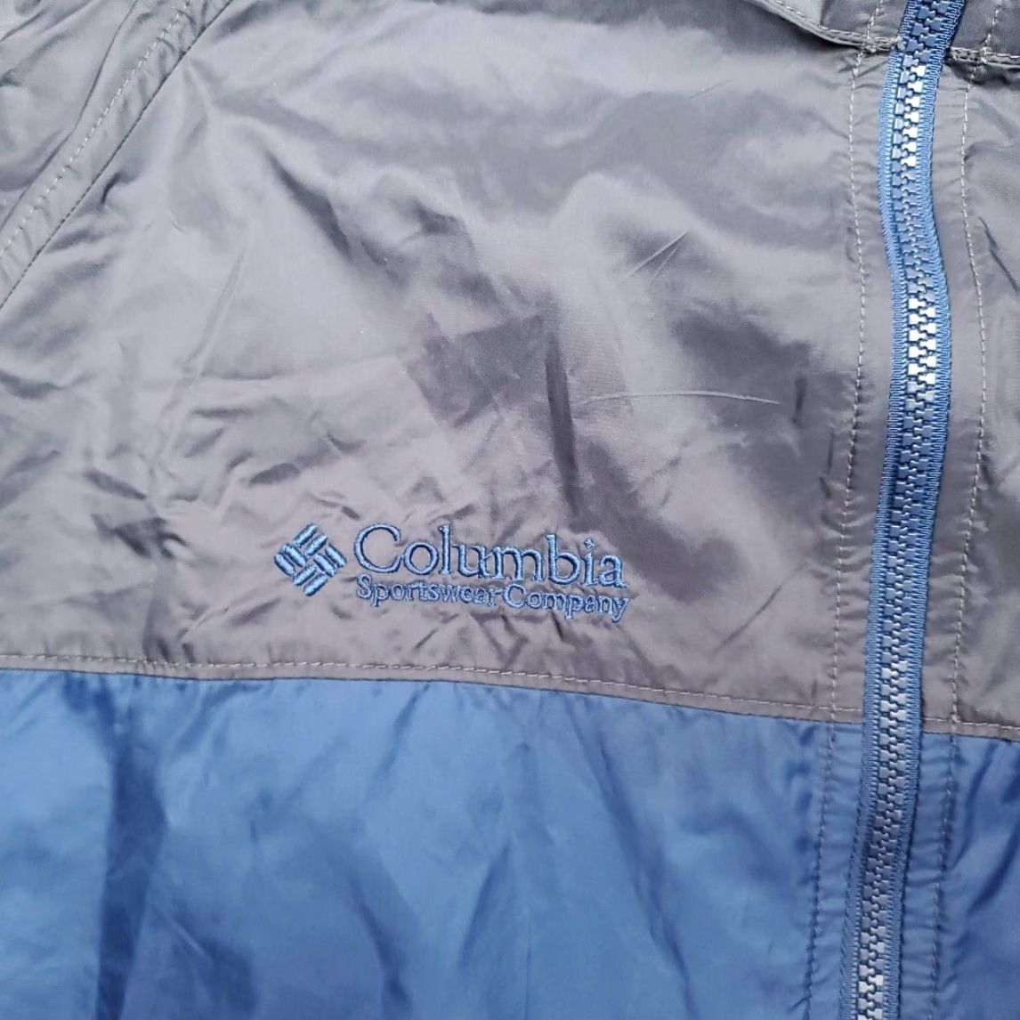 Vintage Columbia Jacket Mens S Blue Nylon Hooded Lined Lightweight Windbreaker Packable Size US S / EU 44-46 / 1 - 2 Thumbnail