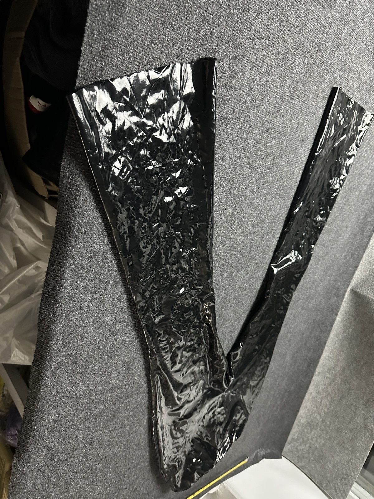 Other SEXY 18+ 🚨 LUXURY BLACK PATENT LATEX Y2K PANTS Size 26" / US 2 / IT 38 - 12 Thumbnail