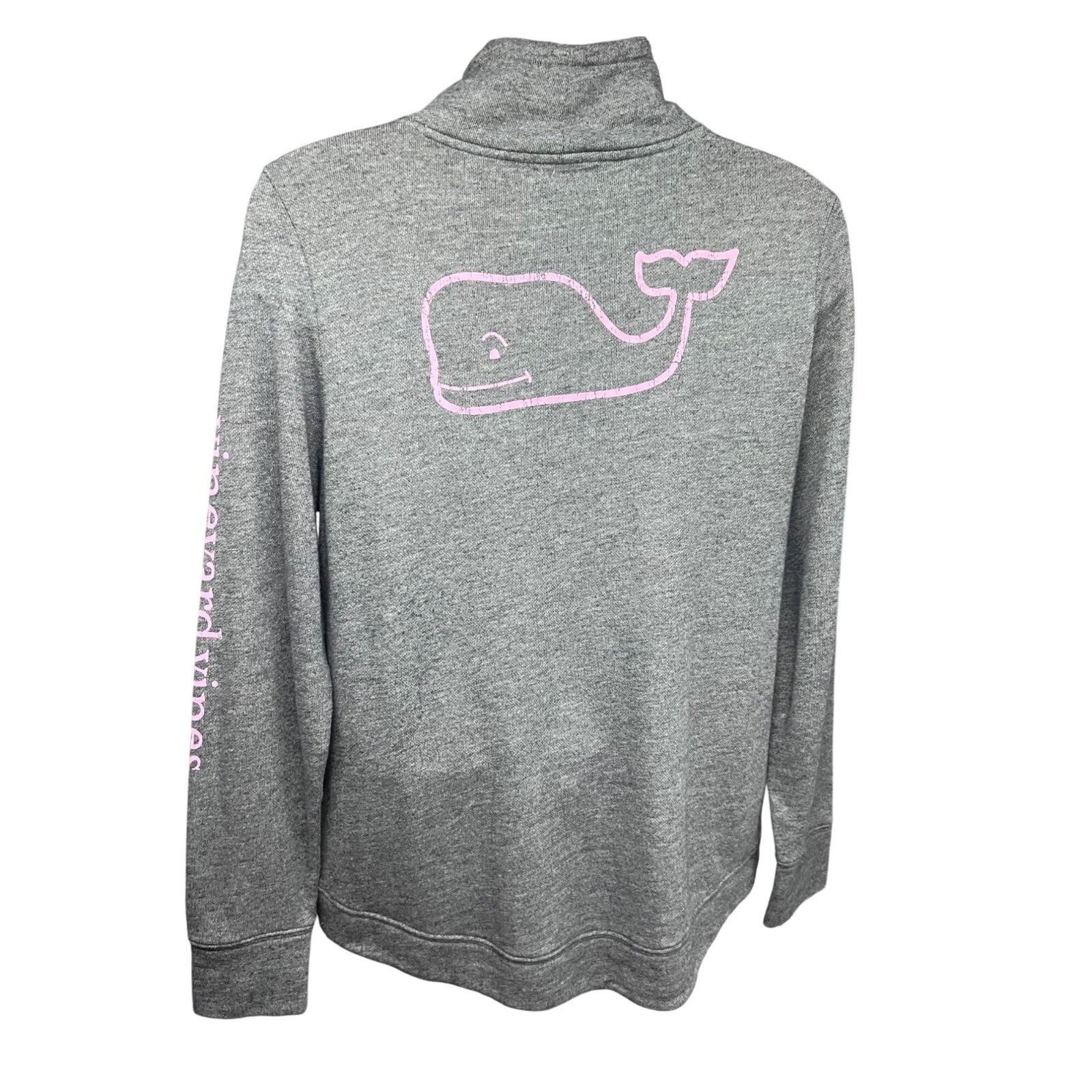 Vineyard Vines Vineyard Vines Gray Pullover Shirt Large Pockets Funnel Neck Size L / US 10 / IT 46 - 1 Thumbnail