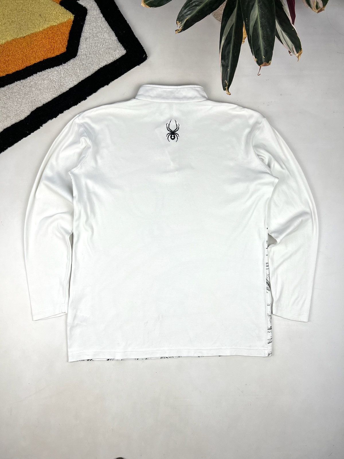 Japanese Brand × Vintage 🕸🕷 Spider web pattern longsleeve thermal Size US M / EU 48-50 / 2 - 3 Thumbnail
