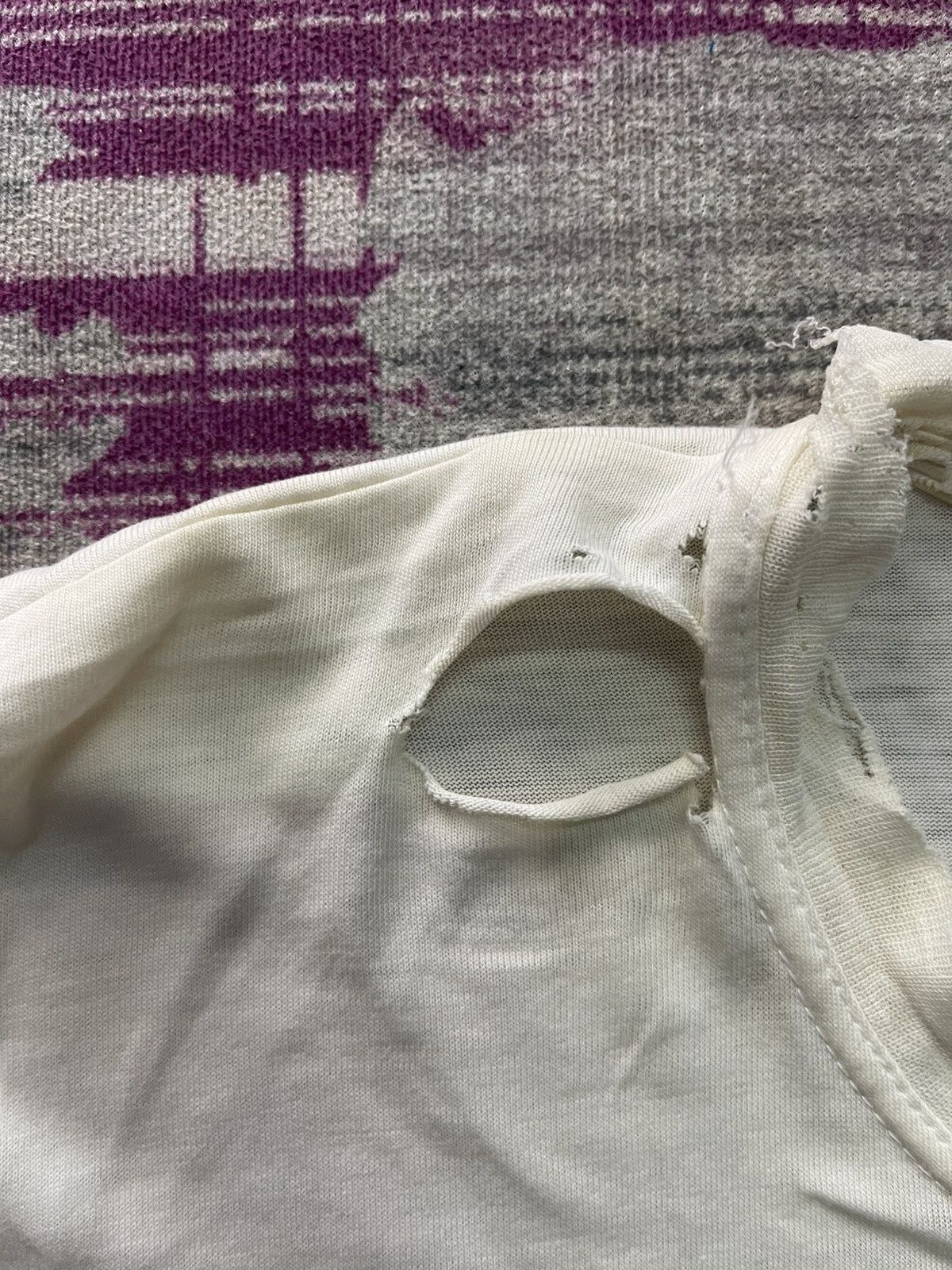 Stussy VINTAGE DISTRESSED STUSSY SHADOWMAN TEE VERY RARE Size US L / EU 52-54 / 3 - 6 Thumbnail
