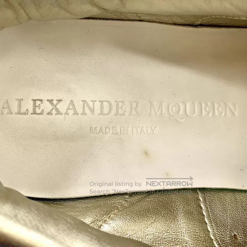 Alexander McQueen Alexander Mcqueen Golden lace-up thick-soled casual shoes Size US 5 / IT 35 - 7 Thumbnail