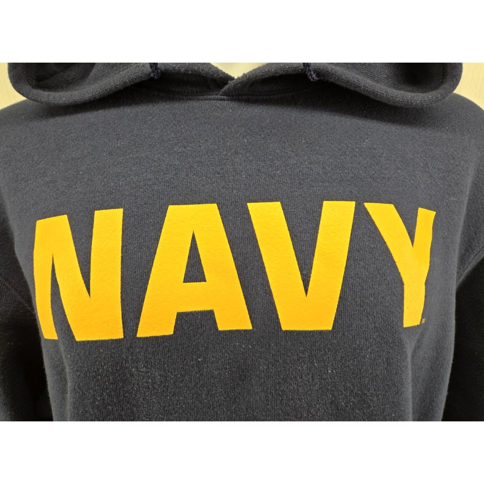 Soffe VINTAGE Soffe United States Navy Hoodie Men L NAVY BLUE Pullover Hooded Pockets Graphic Print Regular Fit Long Sleeve Cotton Polyester Size US L / EU 52-54 / 3 - 3 Thumbnail