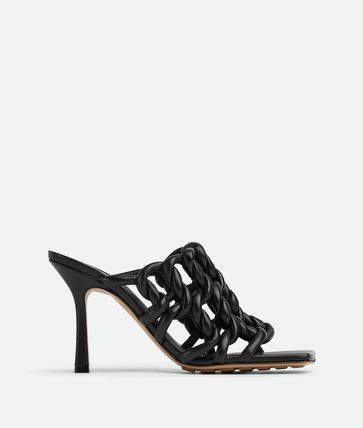 Bottega Veneta Bottega Veneta Stretch Twist Mule in black Size US 8 / IT 38 - 1 Thumbnail