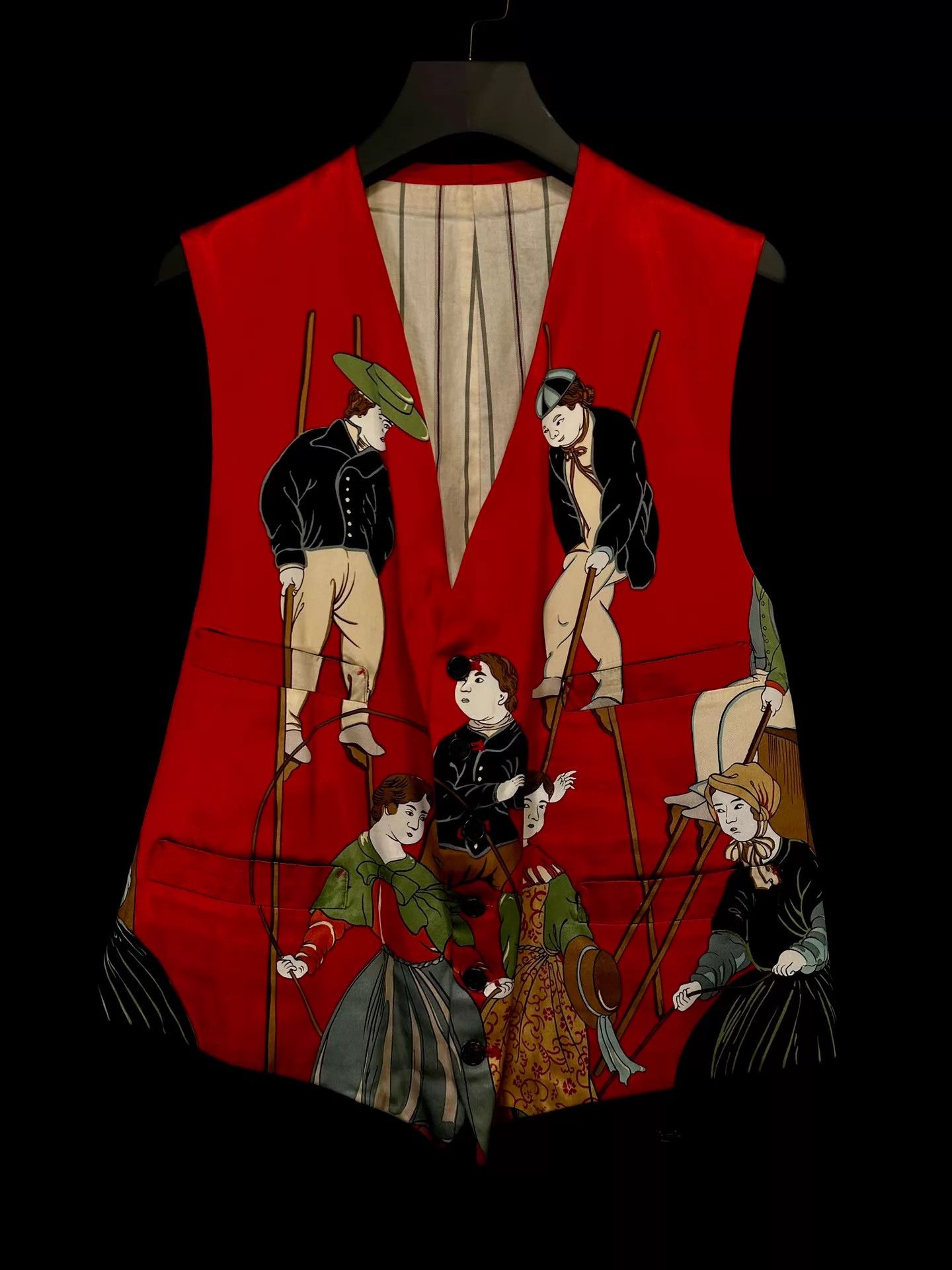 Yohji Yamamoto Yohji Yamamoto 95AW Rokumeikan Vest M Heavyweight Rayon Size US M / EU 48-50 / 2 - 1 Thumbnail