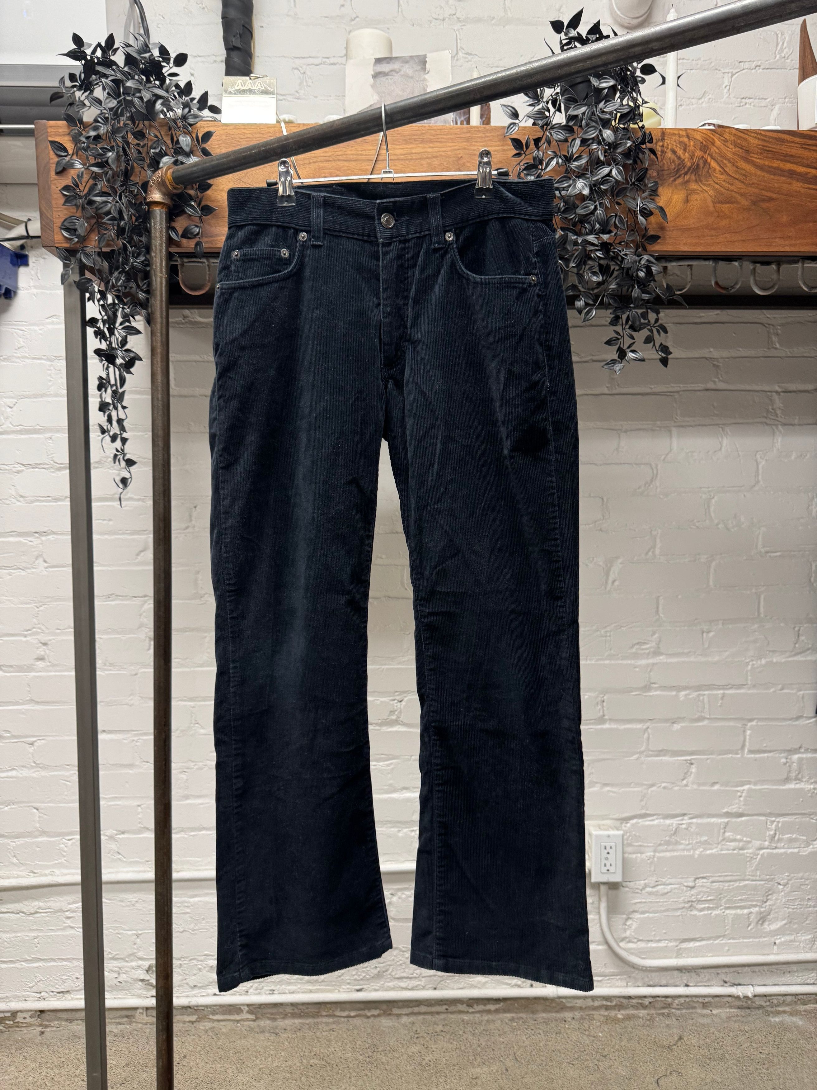 Gucci Mid 2000s Gucci Faded Blue Corduroy Flared Leg Pants Size US 30 / EU 46 - 1 Thumbnail