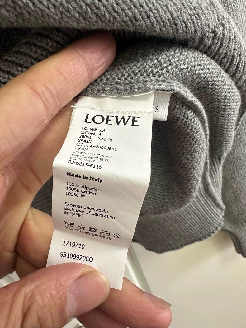 Loewe LOEWE Embroidered slogan logo sweater Size S / US 4 / IT 40 - 4 Thumbnail
