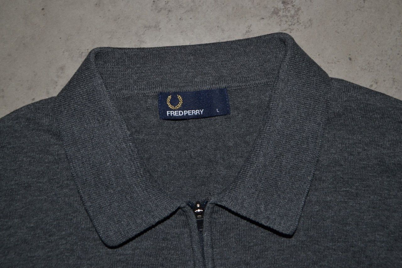 Fred Perry Fred Perry T-shirt Polo 1/4 Zip Gray Size L Size US L / EU 52-54 / 3 - 8 Thumbnail