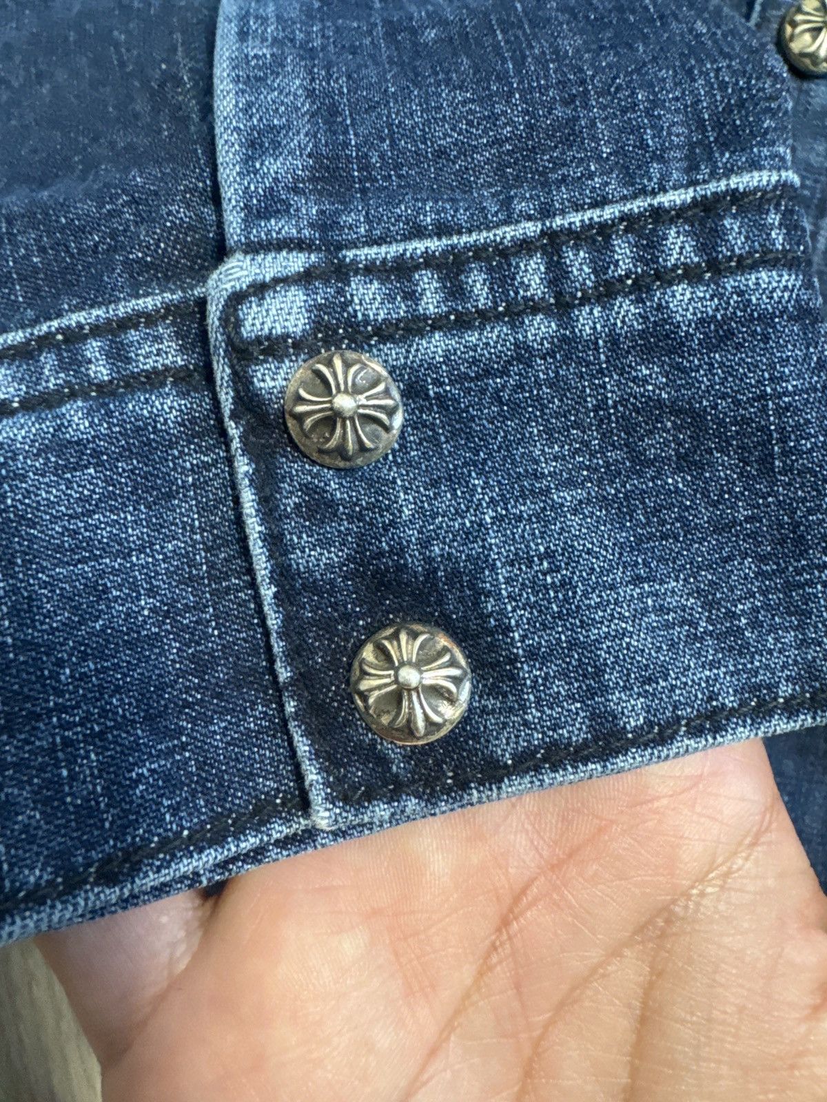 Chrome Hearts Chrome hearts workdog denim shirts Size US M / EU 48-50 / 2 - 10 Thumbnail