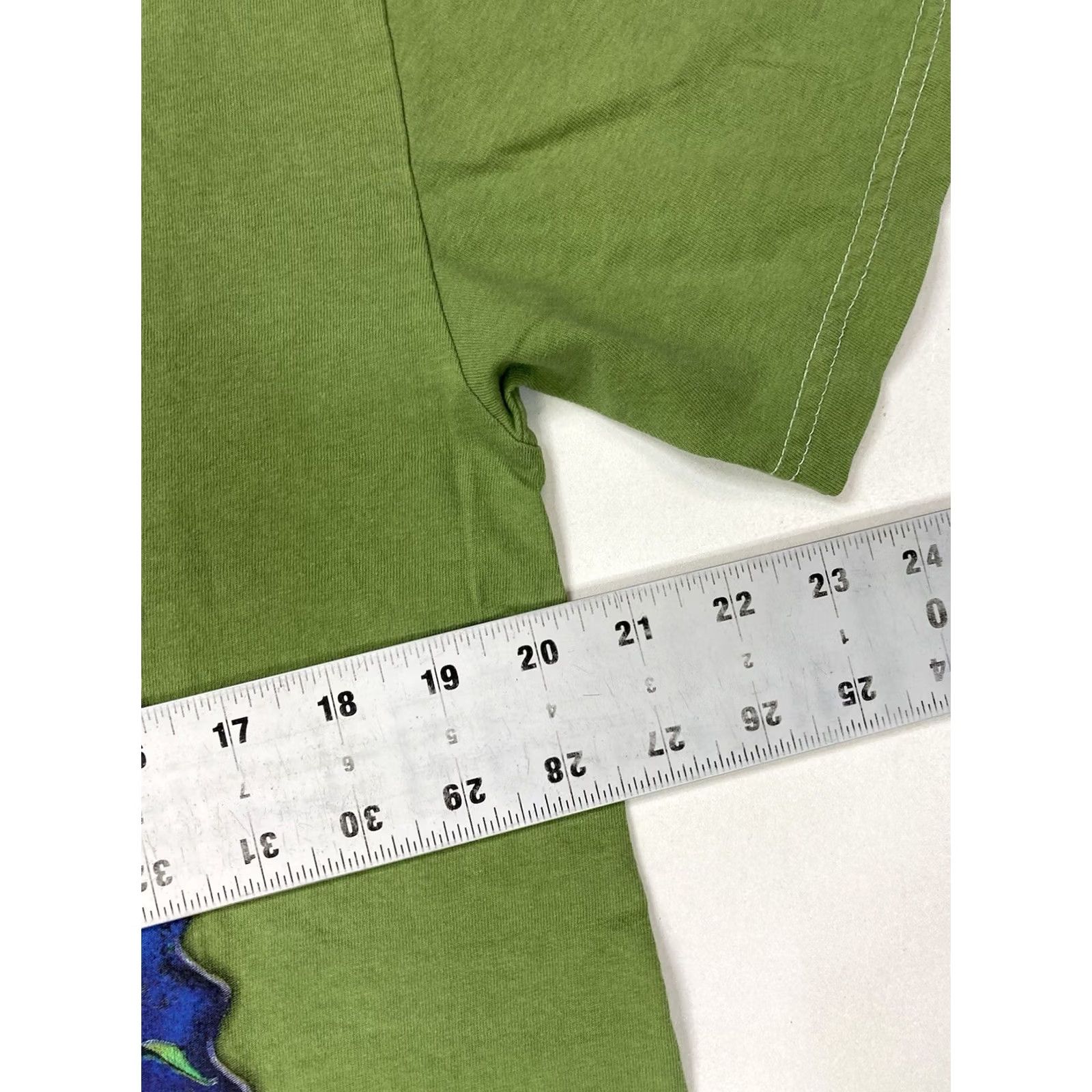 Vintage GOOSEBUMPS T-Shirt Men Small Green Short Sleeve Graphic Print Crew Neck Logo Lawn 90s? Size US S / EU 44-46 / 1 - 6 Thumbnail
