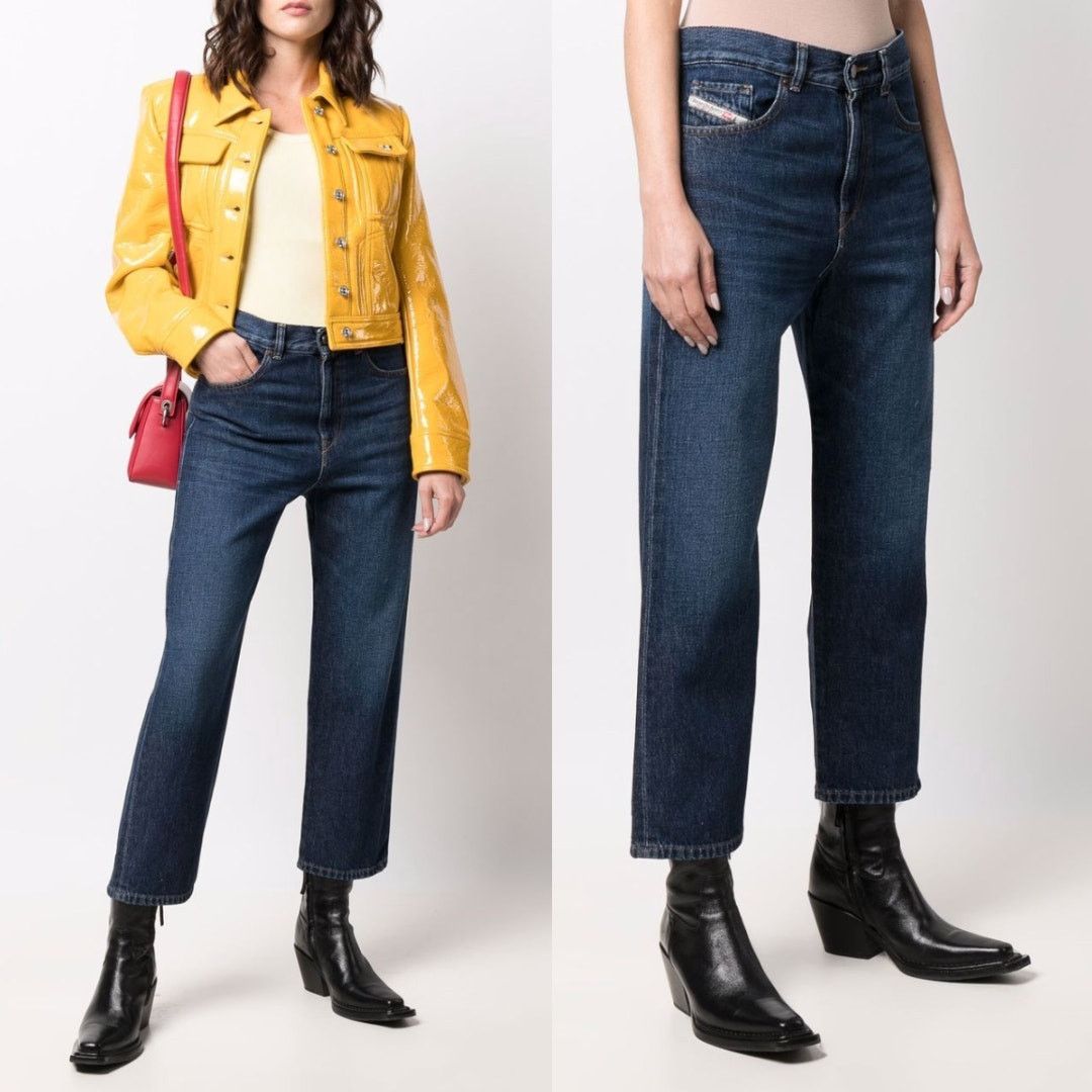 Diesel Diesel | NWT Indigo Y2K Boyfriend Jeans 2016 D-Air 24 Size 24" / US 00 / IT 34 - 3 Thumbnail