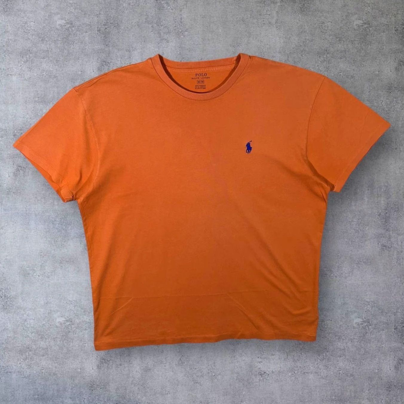 Polo Ralph Lauren Polo Ralph Lauren Essential Embroidered Mini Logo Short Sleeve Orange T-Shirt Medium Mens Size US M / EU 48-50 / 2 - 2 Thumbnail