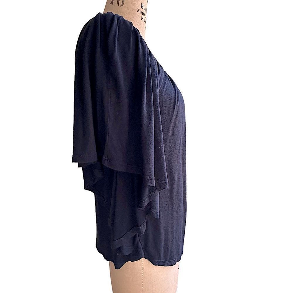 Other Storm black dolman butterfly sleeve draping soft rayon jerse Size S / US 4 / IT 40 - 4 Thumbnail