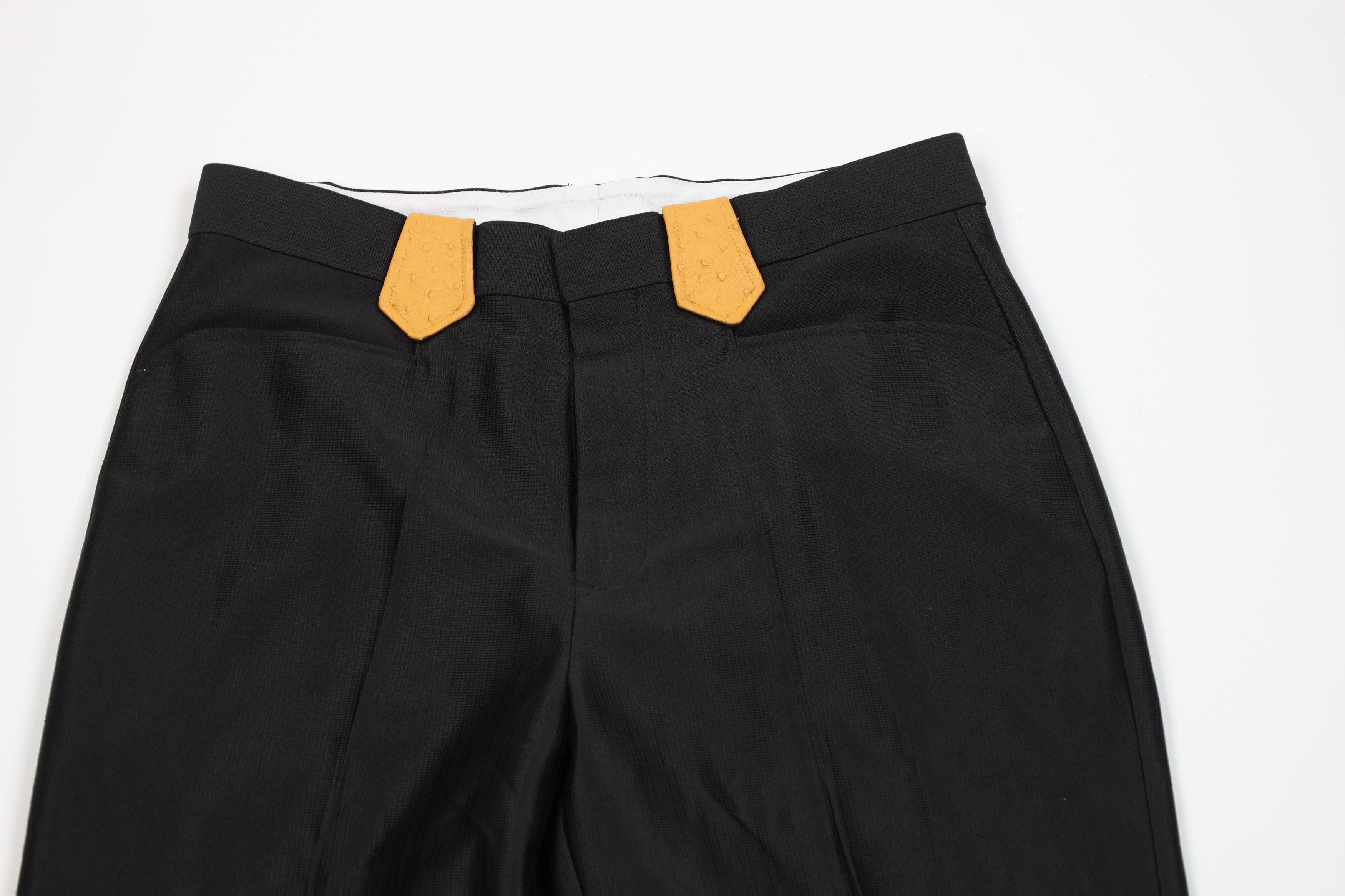 Vintage Vintage 90s Streetwear Trim Wide Leg Western Cowboy Pants Size US 30 / EU 46 - 2 Thumbnail