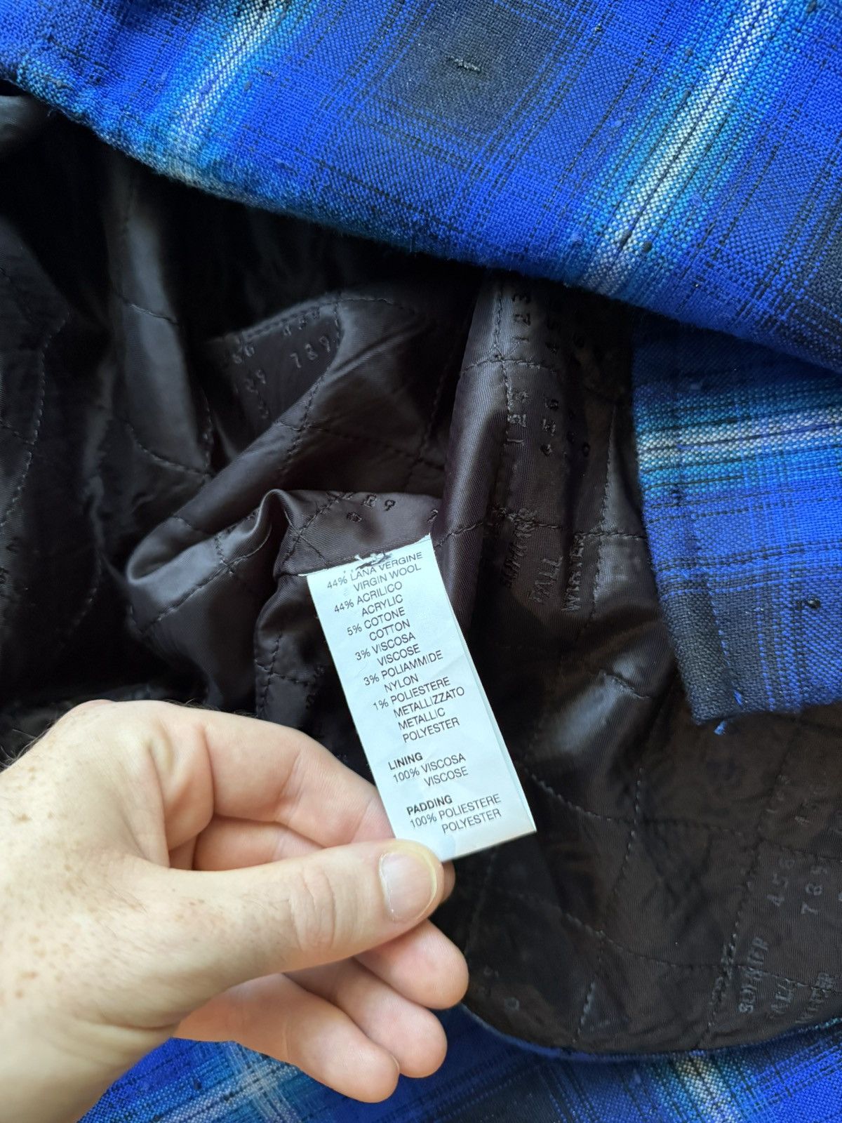 4SDESIGNS 4Sdesigns quilted check overshirt Size US S / EU 44-46 / 1 - 8 Thumbnail