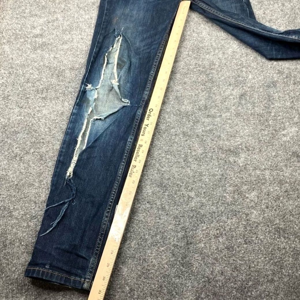 Levi's Levi's Jeans Men 29x32 Slim 511 Ripped Distressed Medium Wash Blue Skinny Denim Inseam 32 Mens Regular Size 29 Size US 29 - 2 Thumbnail