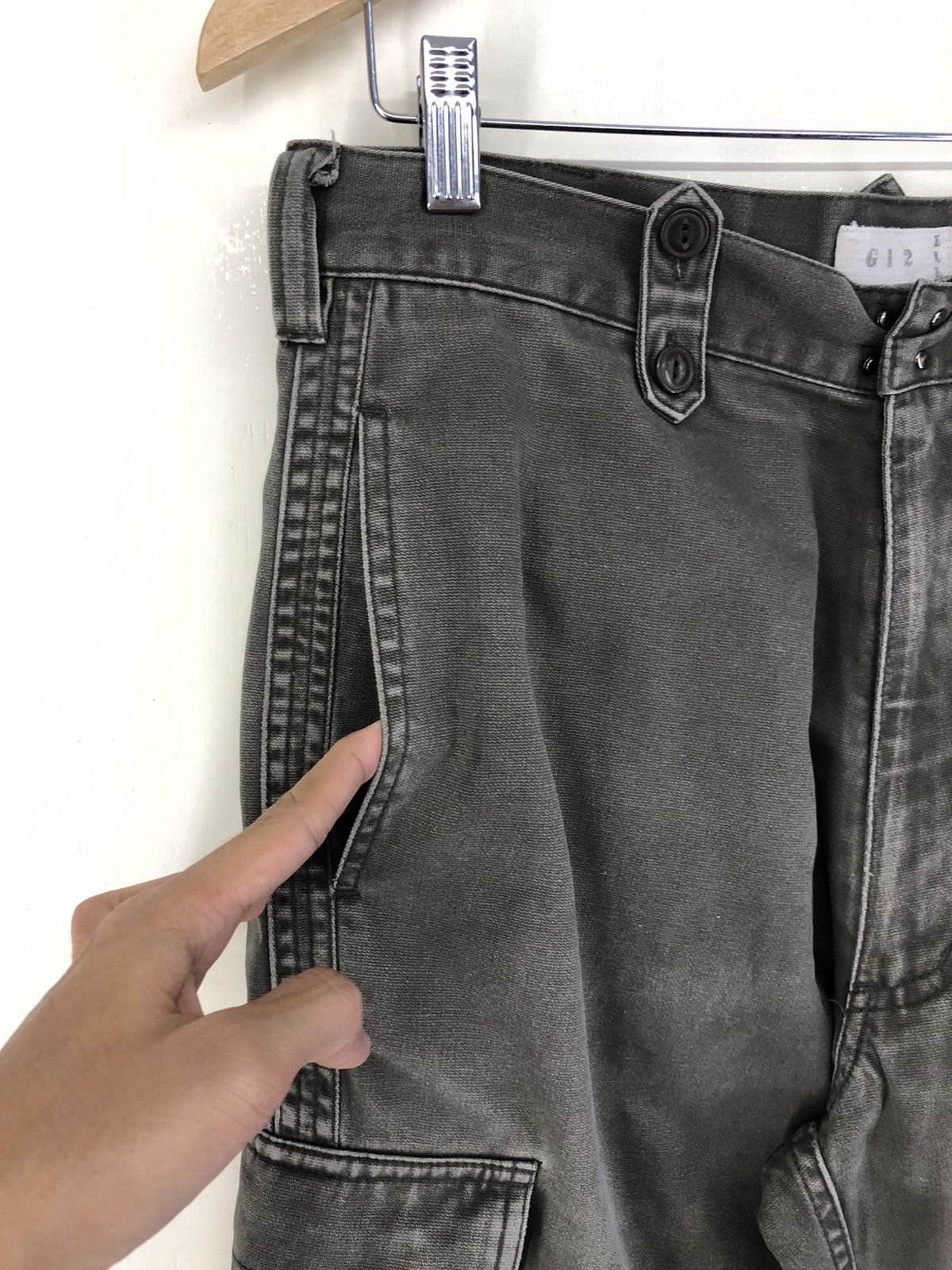 Japanese Brand × Vintage Japanese Brand Vintage G12 Cargo Pants Size US 30 / EU 46 - 6 Thumbnail