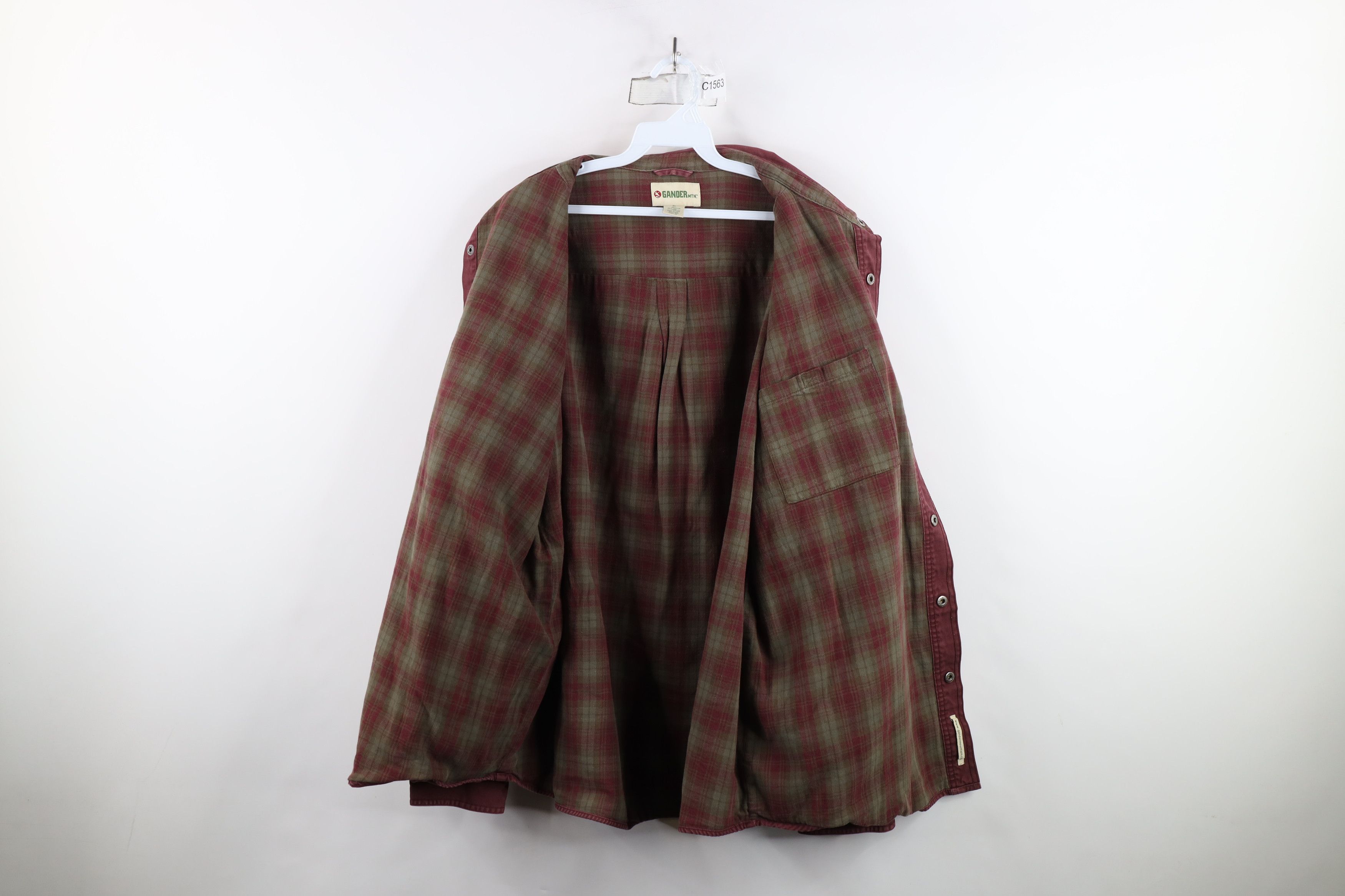 Vintage Vinage Gander Mountain Lined Canvas Shirt Jacket Jac Shirt Size US XL / EU 56 / 4 - 11 Thumbnail