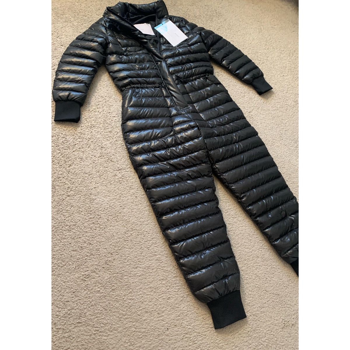 Other LUXTON BLACK DOWN PUFFER JUMPSUIT 2.1 Size L / US 10 / IT 46 - 8 Thumbnail