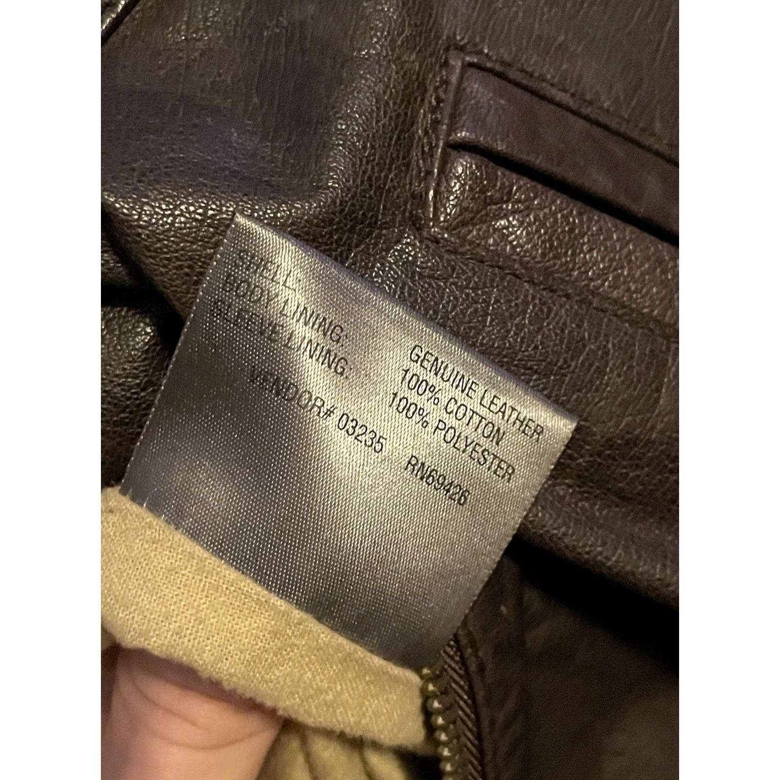 Vintage VINTAGE Wilsons Leather Western Motorcycle Jacket Womens XL Brown Leather Y2K B252 Size XL / US 12-14 / IT 48-50 - 7 Thumbnail