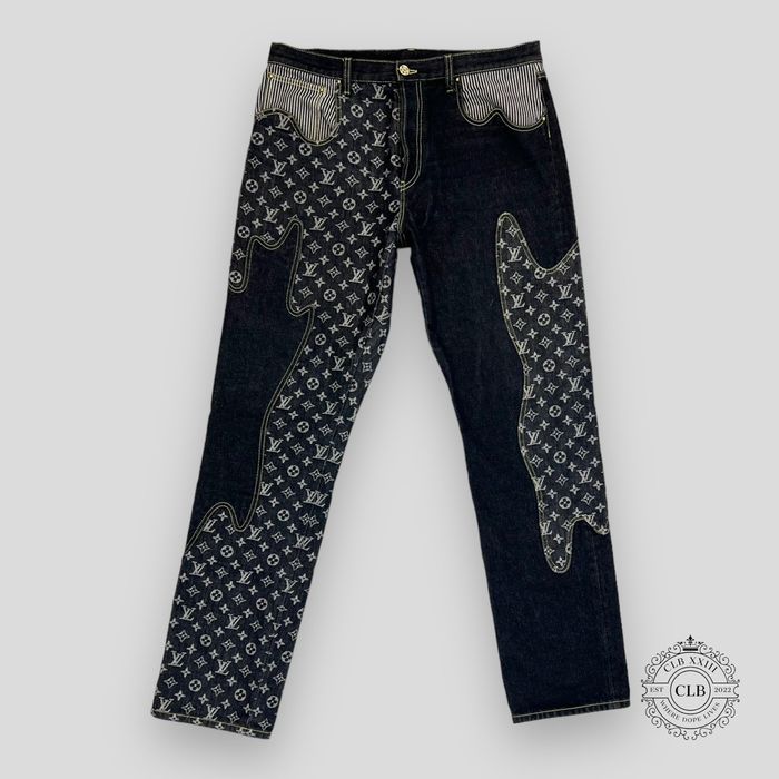 Louis Vuitton Monogram Crazy Straight Jeans
