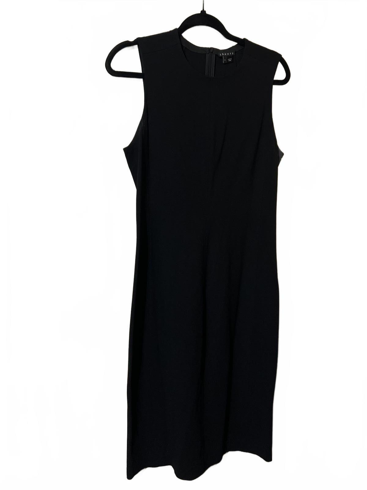 Theory Theory Black Sleeveless Sheath Dress Size 10 Size L / US 10 / IT 46 - 2 Thumbnail