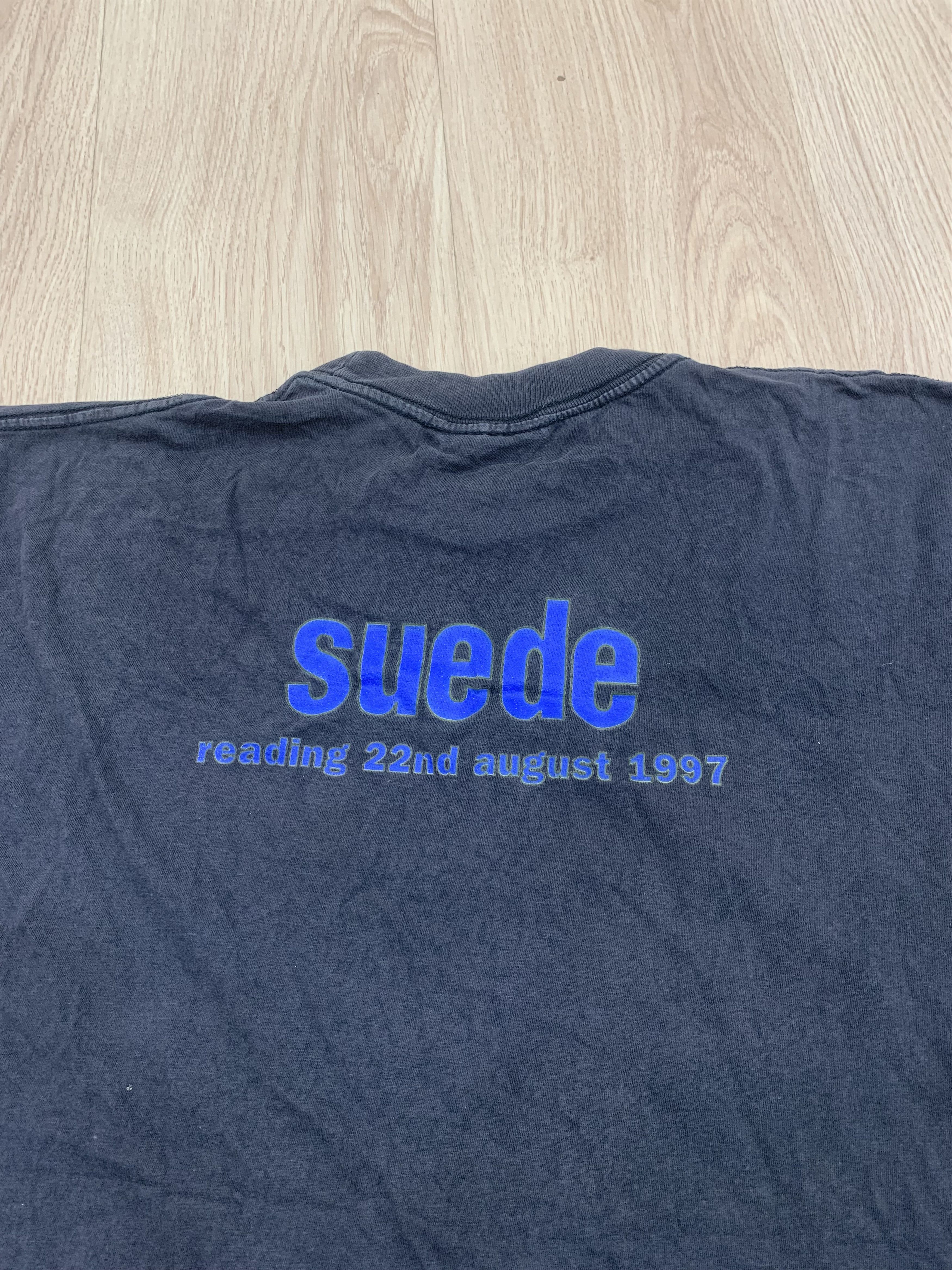 Band Tees VTG 90S BAND SUEDE TOUR SHIRT NIRVANA BLUR OASIS BRITPOP Size US L / EU 52-54 / 3 - 4 Thumbnail