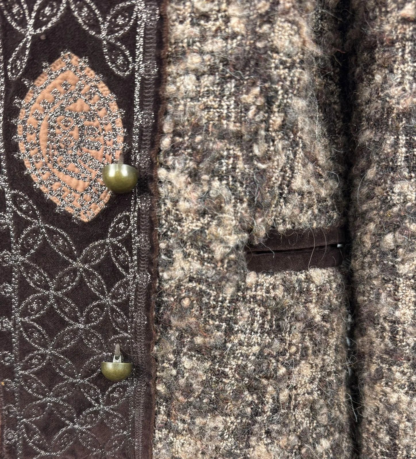 Ermanno Scervino Scervino Street Wool Alpaca Tweed Jacket size I42 US8 Size M / US 6-8 / IT 42-44 - 12 Thumbnail