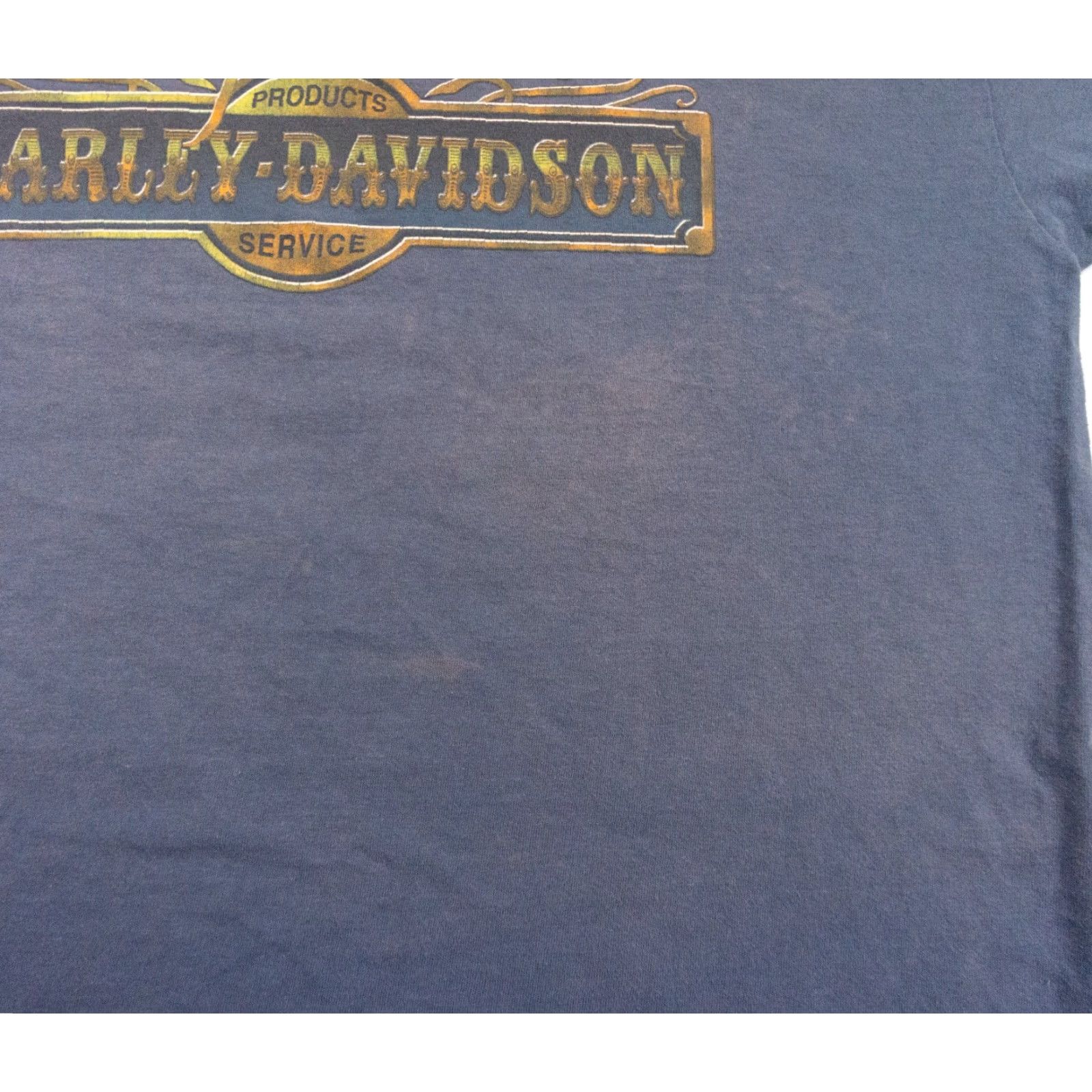 Harley Davidson Harley-Davidson Motorcycle Shirt Mens XL Blue Short Sleeve Tee Faded Size US XL / EU 56 / 4 - 3 Thumbnail
