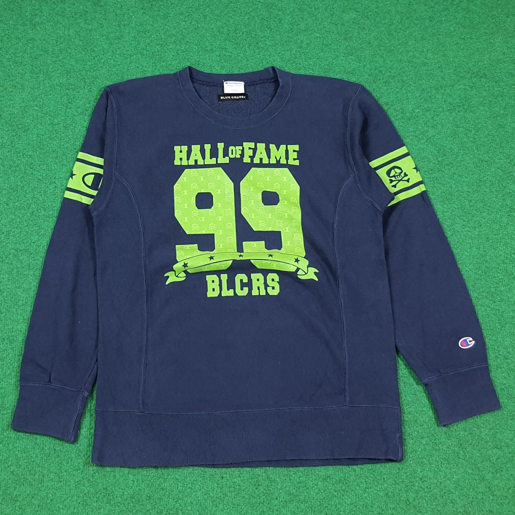 Champion Vintage Blue Cross x Champion Rare Sweatshirt C279N15 Size US S / EU 44-46 / 1 - 1 Thumbnail