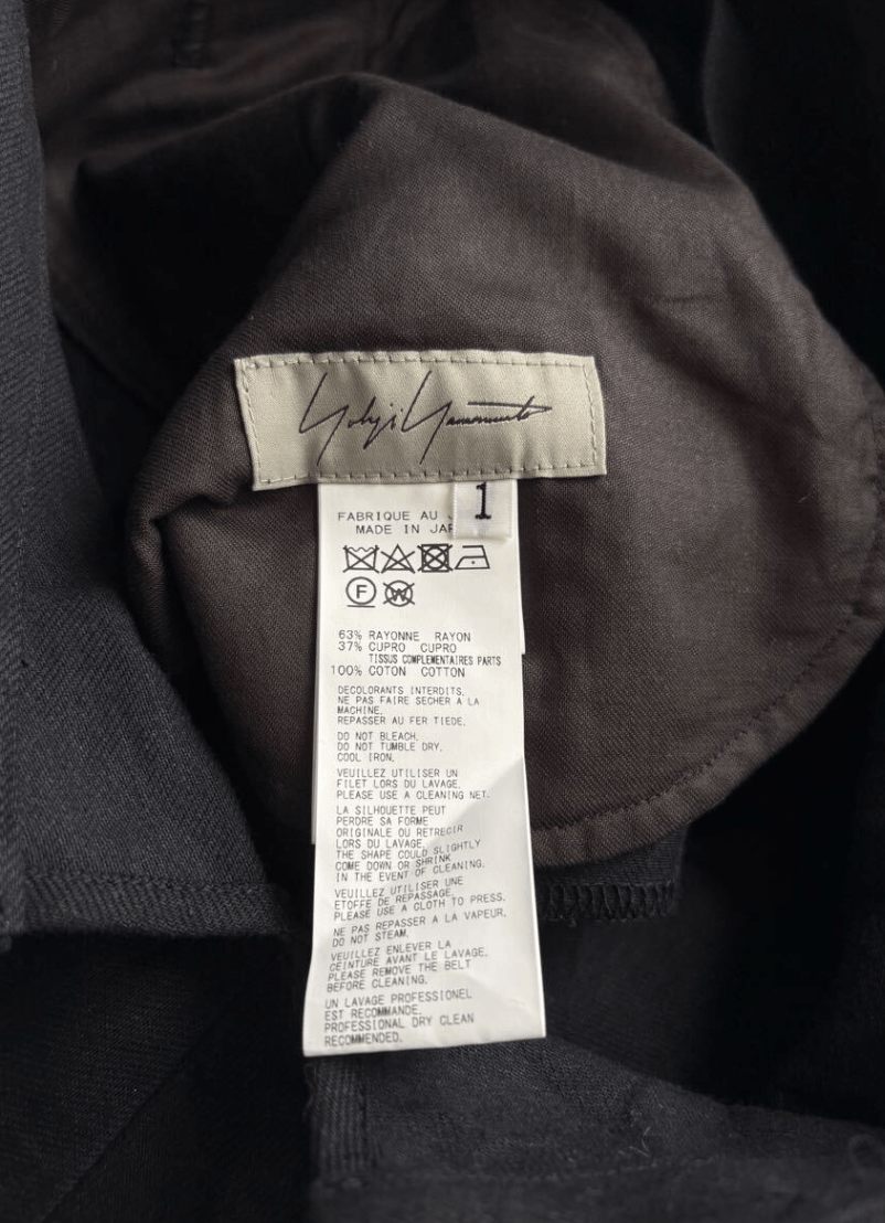Yohji Yamamoto Yohji Yamamoto - Cu/Ry TWILL 2 PIECE LAYERD PANTS Size 28" / US 6 / IT 42 - 11 Thumbnail