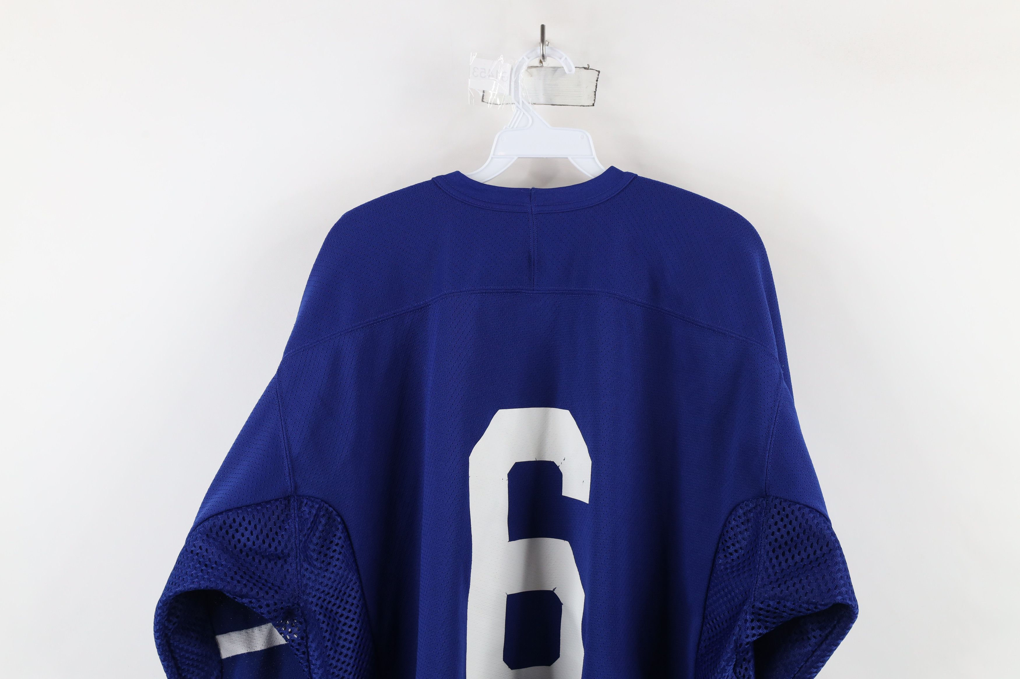 Vintage Vintage 90s CCM English Old Time Hockey Jersey Blue White Size US XL / EU 56 / 4 - 12 Thumbnail