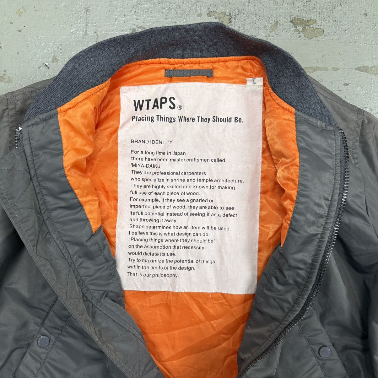 Wtaps RARE!! WTAPS MA-1 ASSASSIN BOMBER JACKET Size US L / EU 52-54 / 3 - 11 Thumbnail