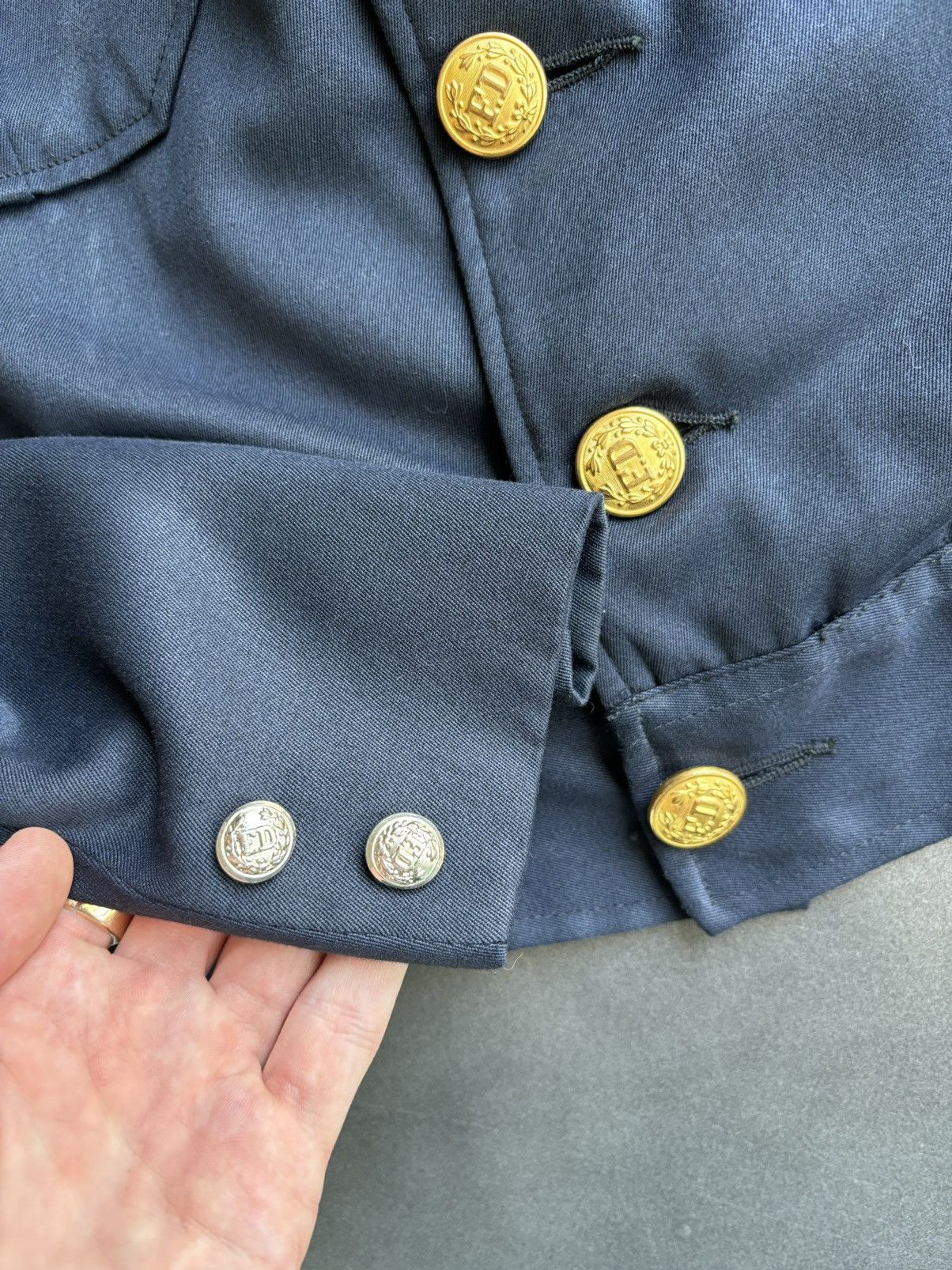 Vintage Vintage Firefighter Jacket Capitol Uniforms Cropped Blazer Size 44R - 7 Thumbnail