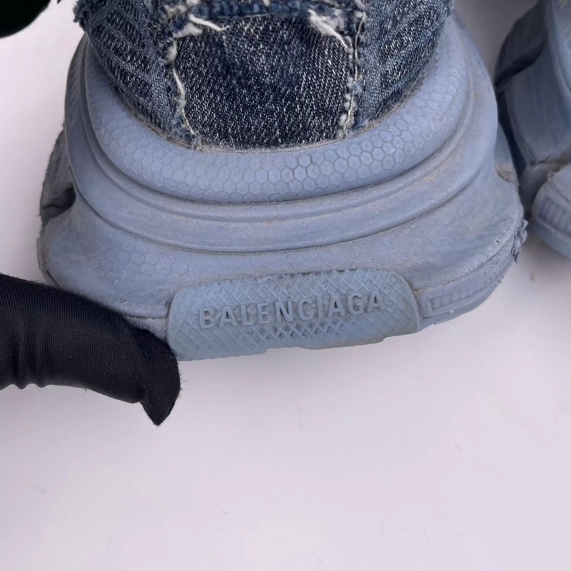 Balenciaga Balenciaga Denim Dad Shoe Blue 41 260510ZXXBY01 Size US 8 / EU 41 - 9 Thumbnail