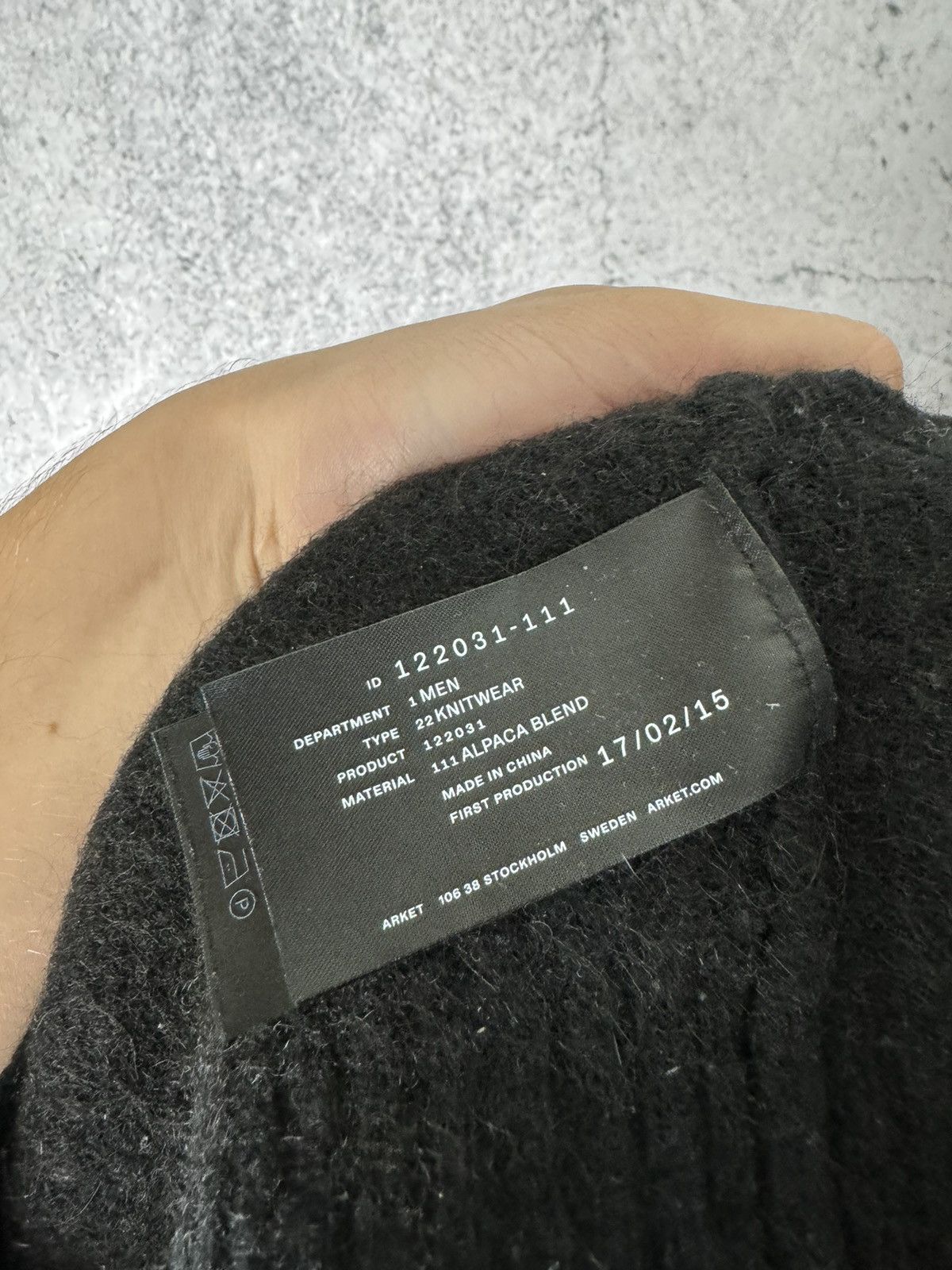 Arket Arket Wool like mohair Sweater black S Size US S / EU 44-46 / 1 - 4 Thumbnail