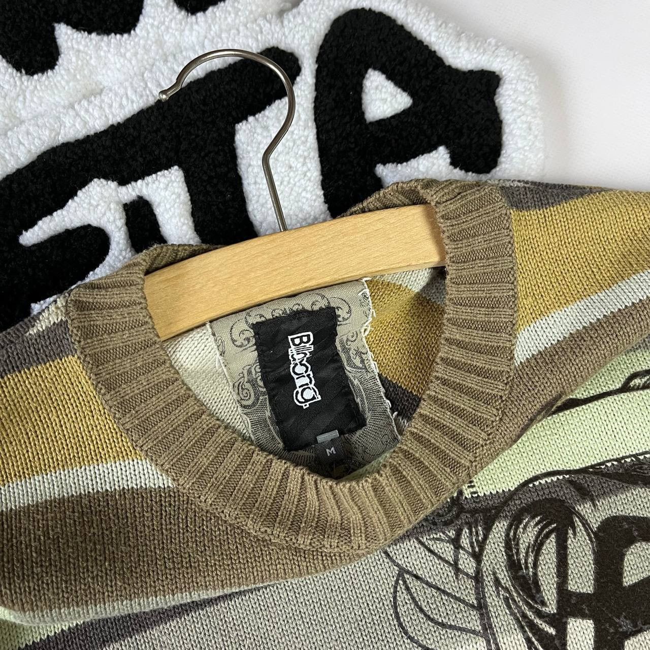 Billabong × Vintage Billabong Jumper Sweater Solid Print Grunge Size US M / EU 48-50 / 2 - 5 Thumbnail