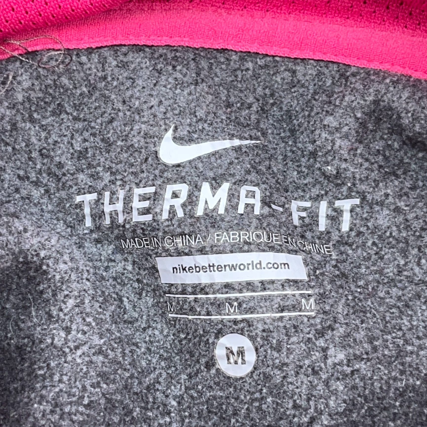Nike Nike Hoodie Women M Pink Gray Sweatshirt Pullover Logo All Seasons Lightweight Hooded Modern Sports Wear Womens Size M / US 6-8 / IT 42-44 - 5 Thumbnail