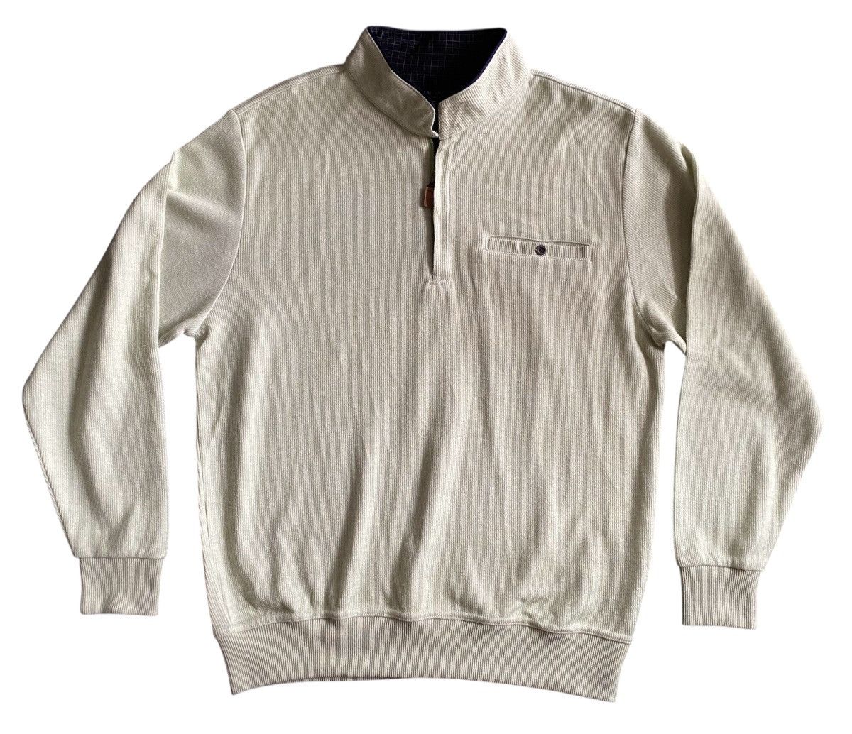 Japanese Brand × Y's for Men × Yohji Yamamoto Sacsny Y'saccs Half Zipper Sweatshirt by Yohji yamamoto Size US L / EU 52-54 / 3 - 1 Thumbnail