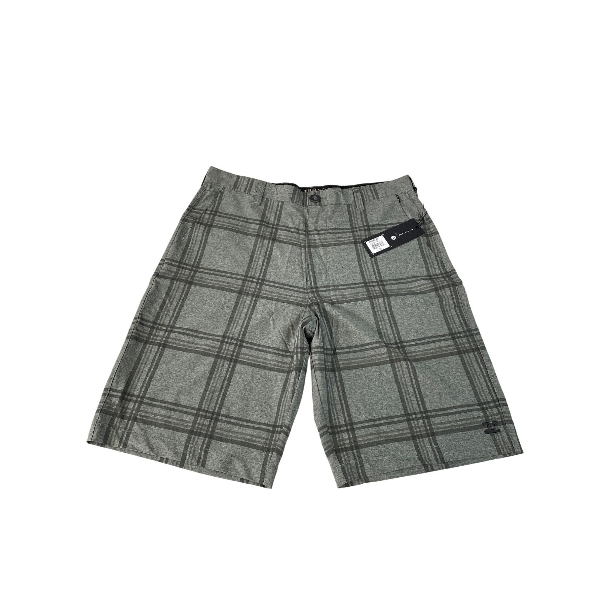 Billabong Billabong Mens submersible X Stretch gray plaid shorts size Size US 32 / EU 48 - 1 Thumbnail