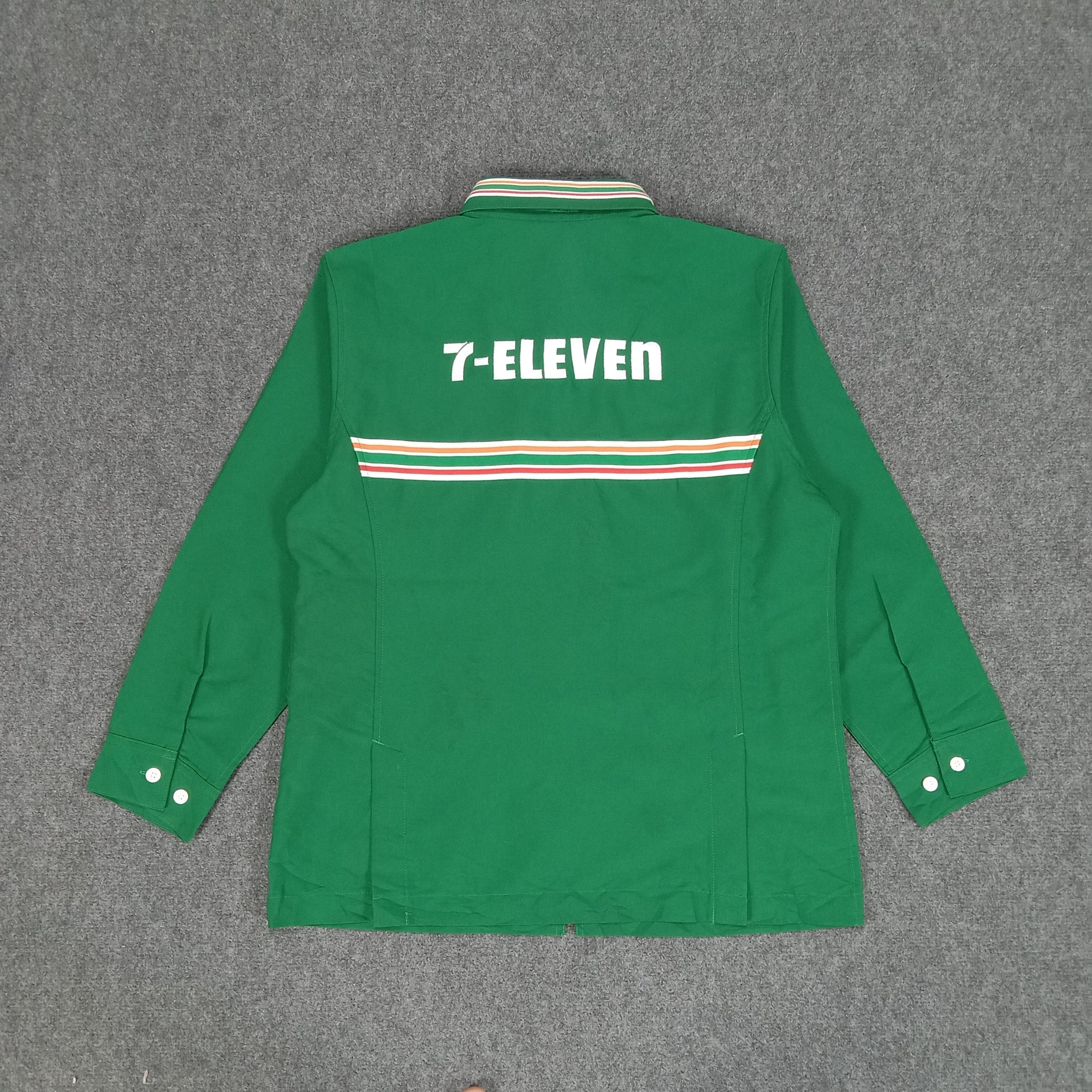 Japanese Brand × Vintage 7 Eleven Japanese Brand Uniform Jacket Size US S / EU 44-46 / 1 - 1 Thumbnail
