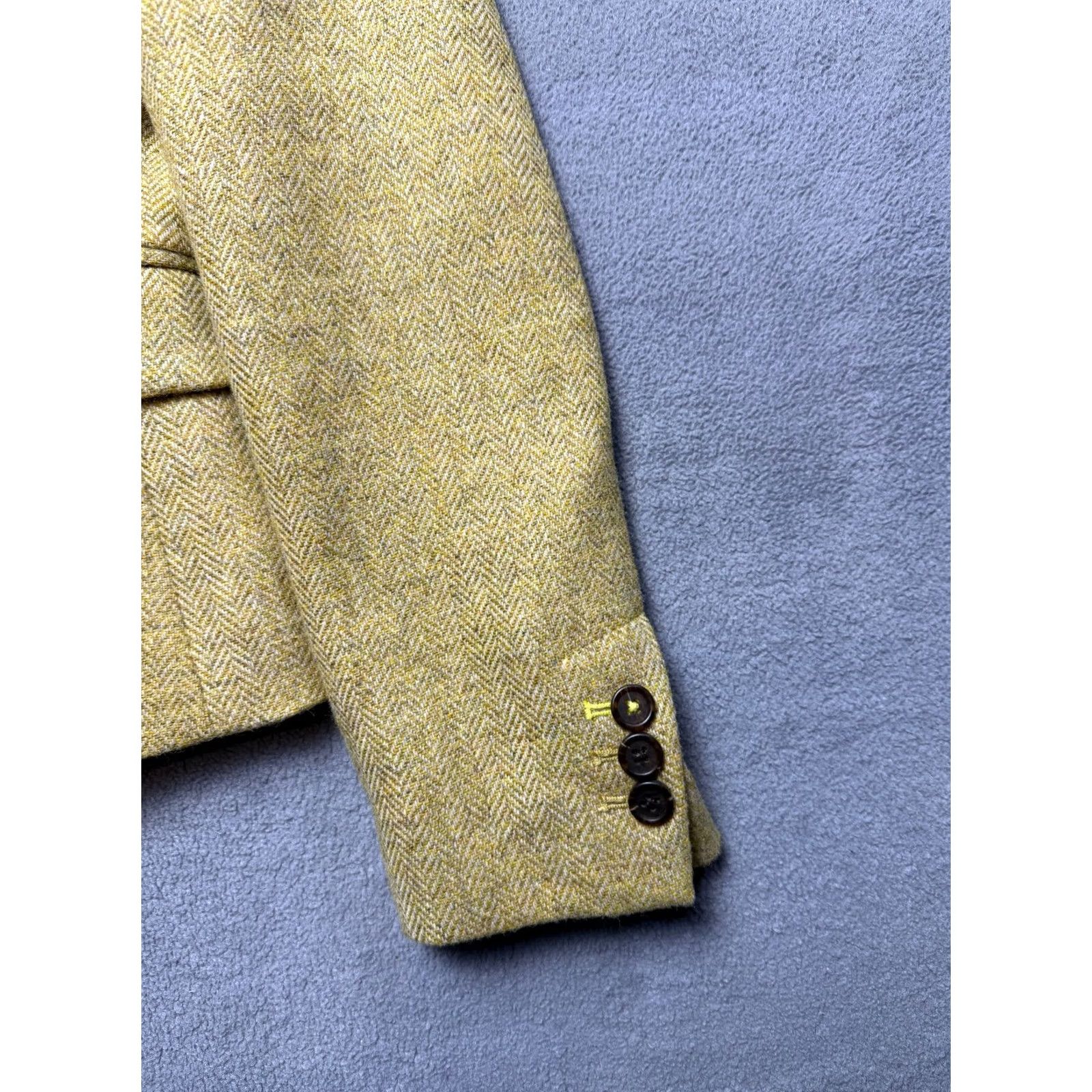 Vintage Per Una Wool Blazer Jacket Womens size 10 Yellow Lime Blazer, 10, Yellow, Womens, Per Una, Blazer, Wool, Tuxedo, Modern, Adult Women, 10, Lime, Yellow Size L / US 10 / IT 46 - 7 Thumbnail
