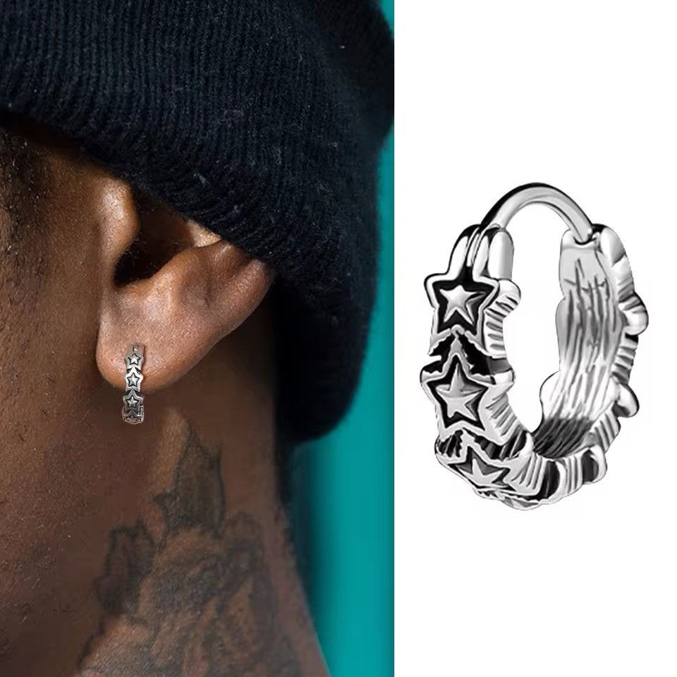 Jewelry × Vintage Gothic Star Earrings Size ONE SIZE - 1 Thumbnail