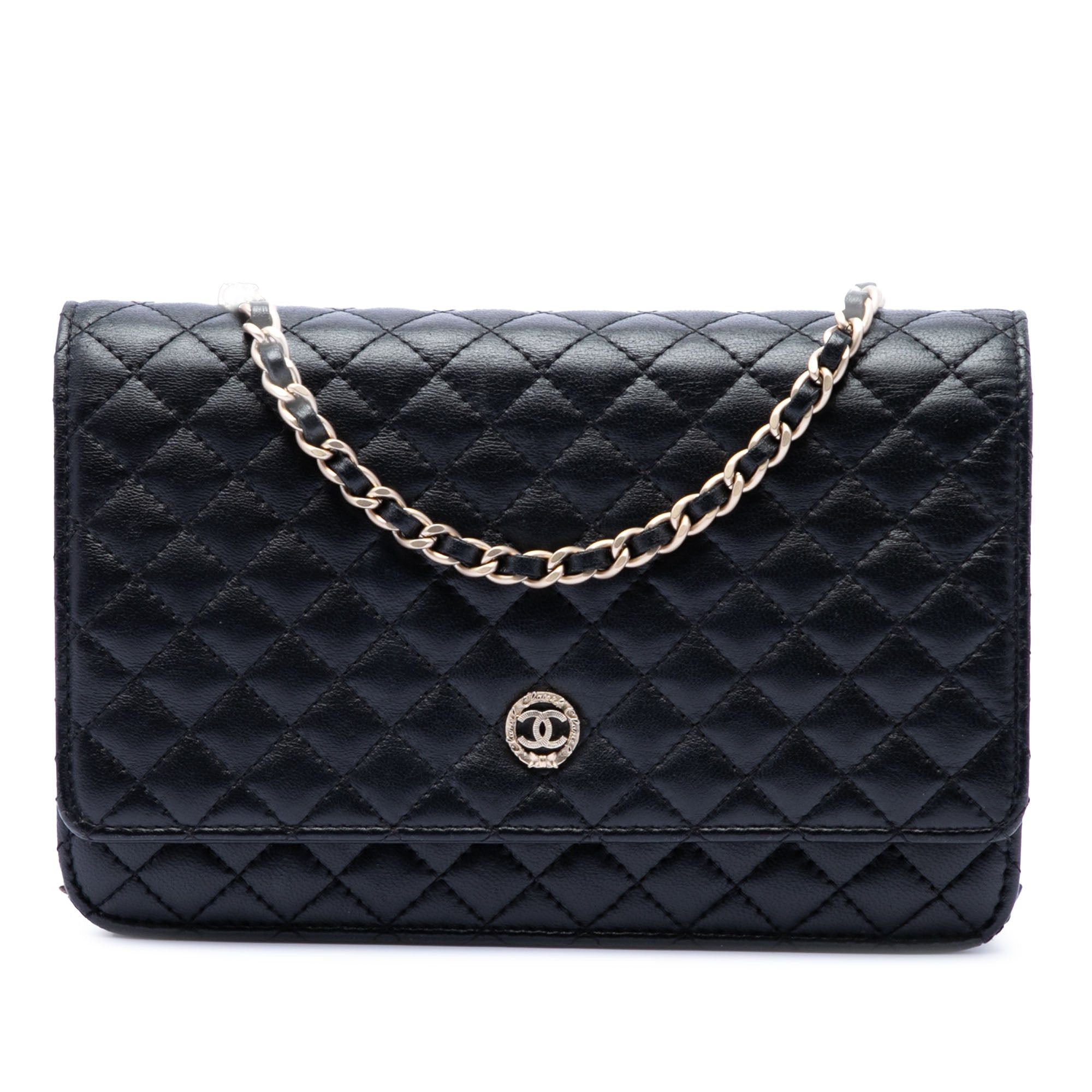 Chanel CC Microquilted Lambskin Wallet On Chain Size ONE SIZE - 1 Thumbnail