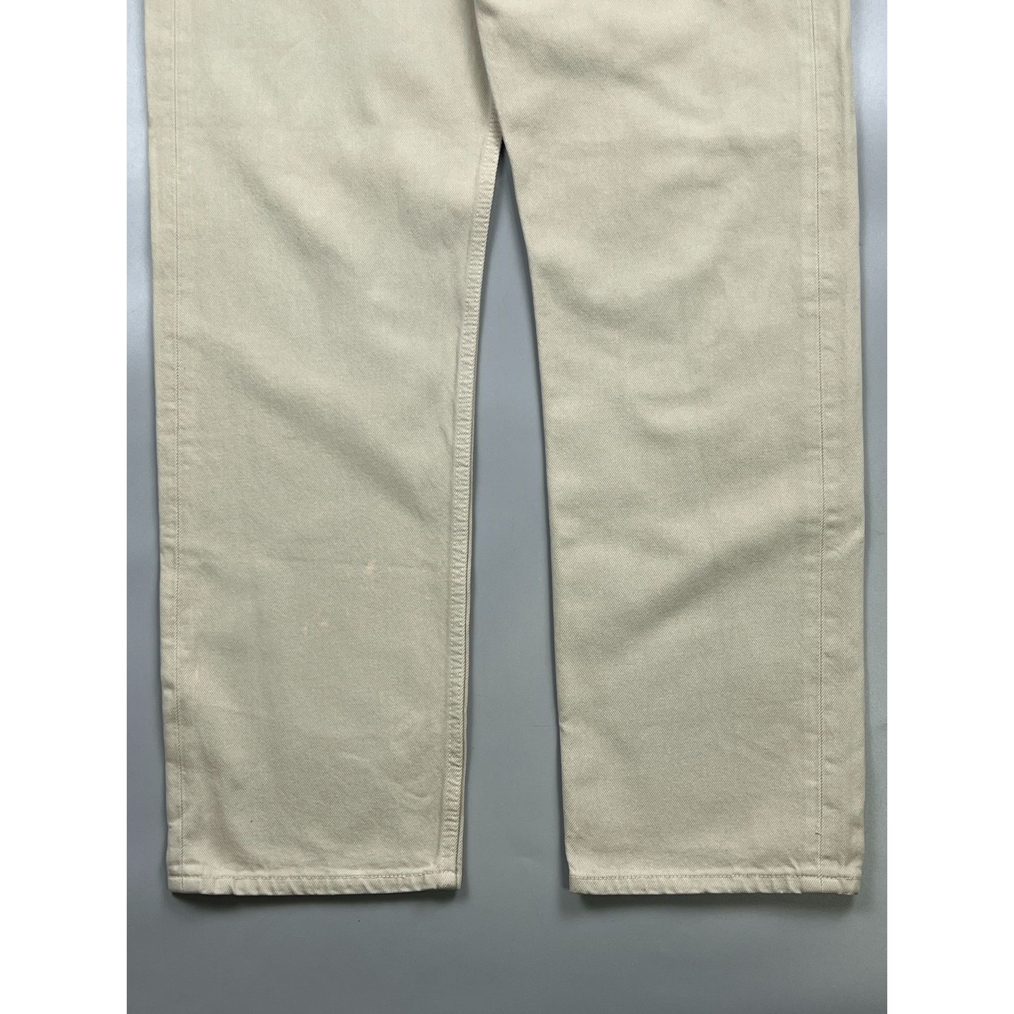 Levi's Levi’s 501 Made In USA Beige Denim Jeans Pants (Y0894) Size US 36 / EU 52 - 2 Thumbnail
