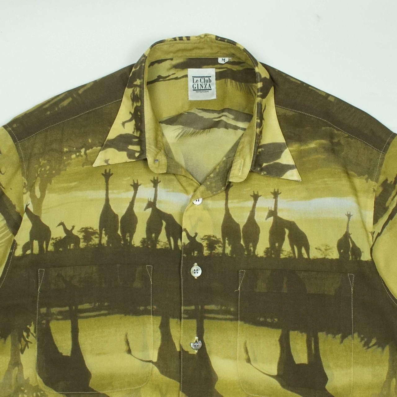 Japanese Brand *NoTariff Vintage 90s Le Club Ginza Shirts Size US M / EU 48-50 / 2 - 2 Thumbnail