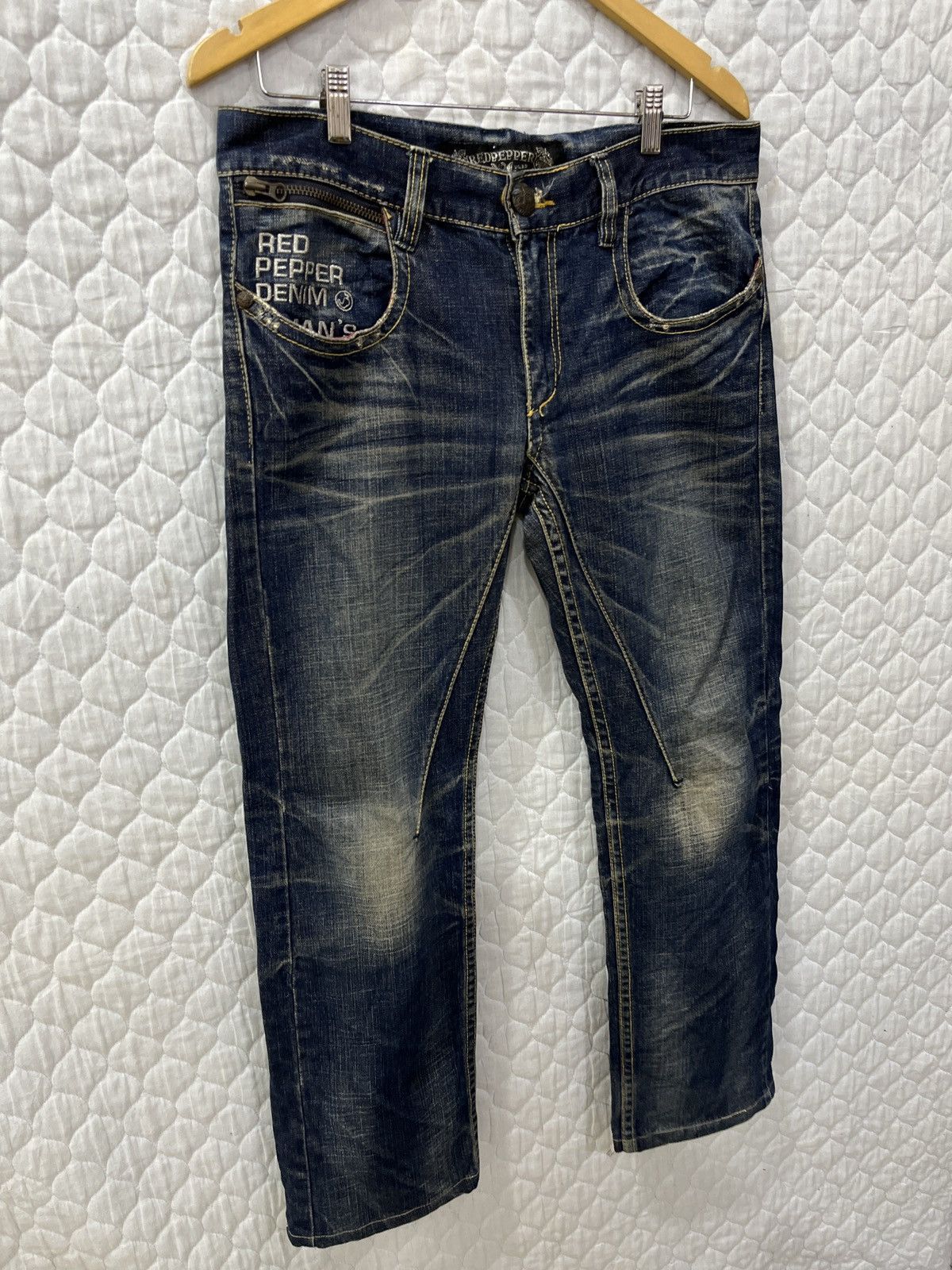Japanese Brand 🔥🔥🔥ARCHIVE RED PEPPER GOLD LABEL DENIM Size 34" / US 12 / IT 48 - 3 Thumbnail