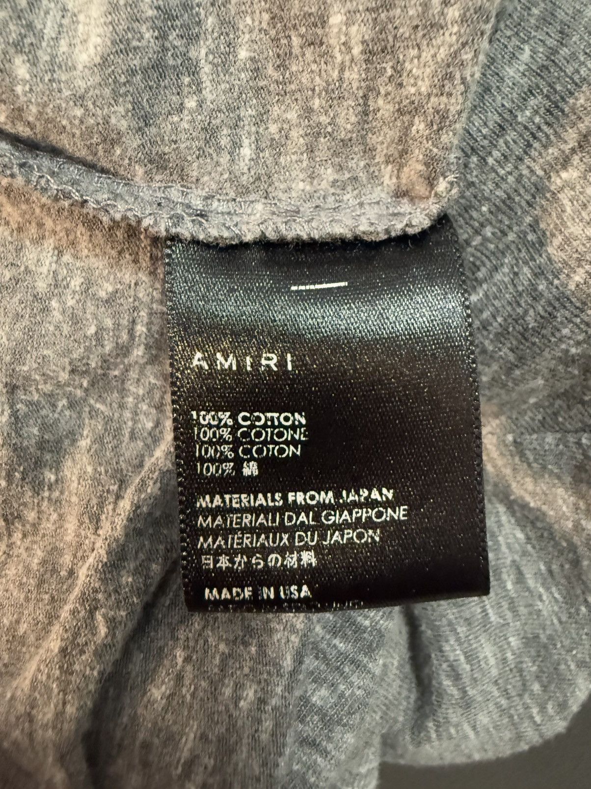 Amiri Amiri Grey T Shirt Size US XXL / EU 58 / 5 - 3 Thumbnail