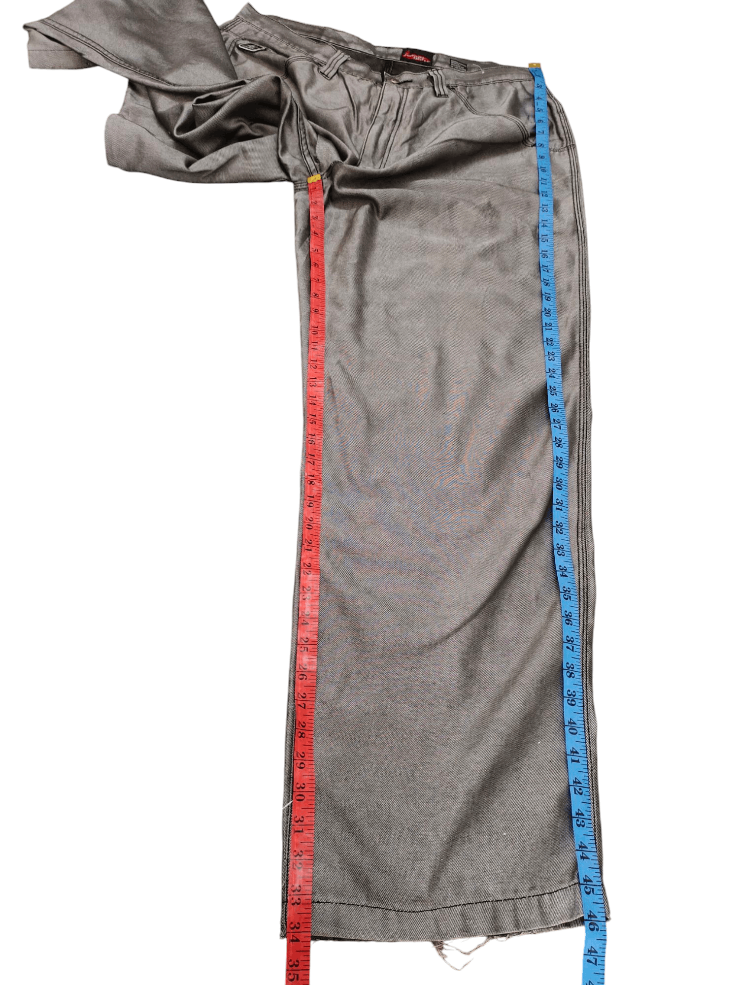 JNCO Vintage Y2k Johnny Blaze Skull Fire Embroidered Baggy Jeans Size US 38 / EU 54 - 16 Thumbnail
