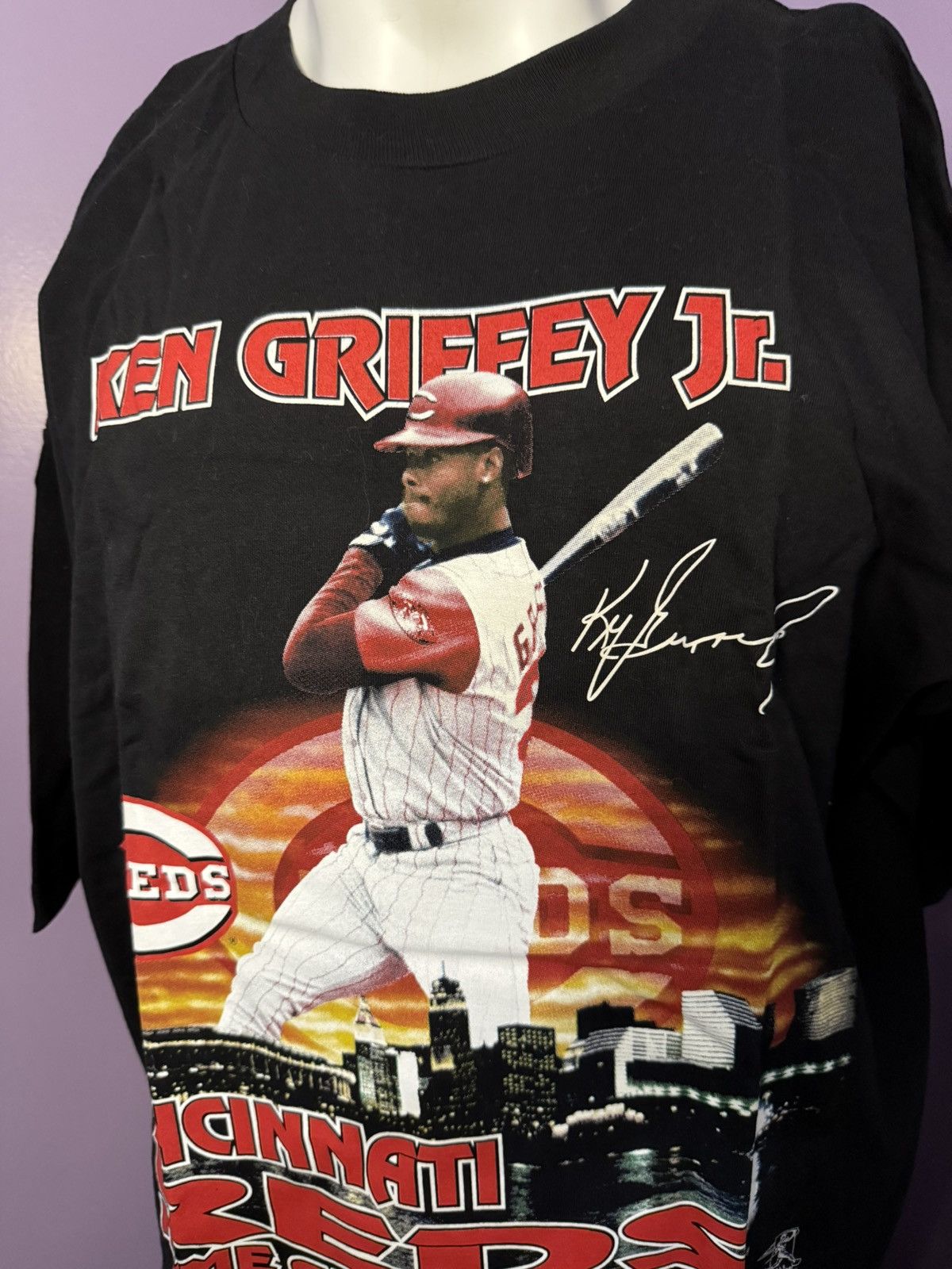 Other Vintage Ken Griffey Jr Cincinnati Reds T-Shirt Mens XXL Size US XXL / EU 58 / 5 - 2 Thumbnail
